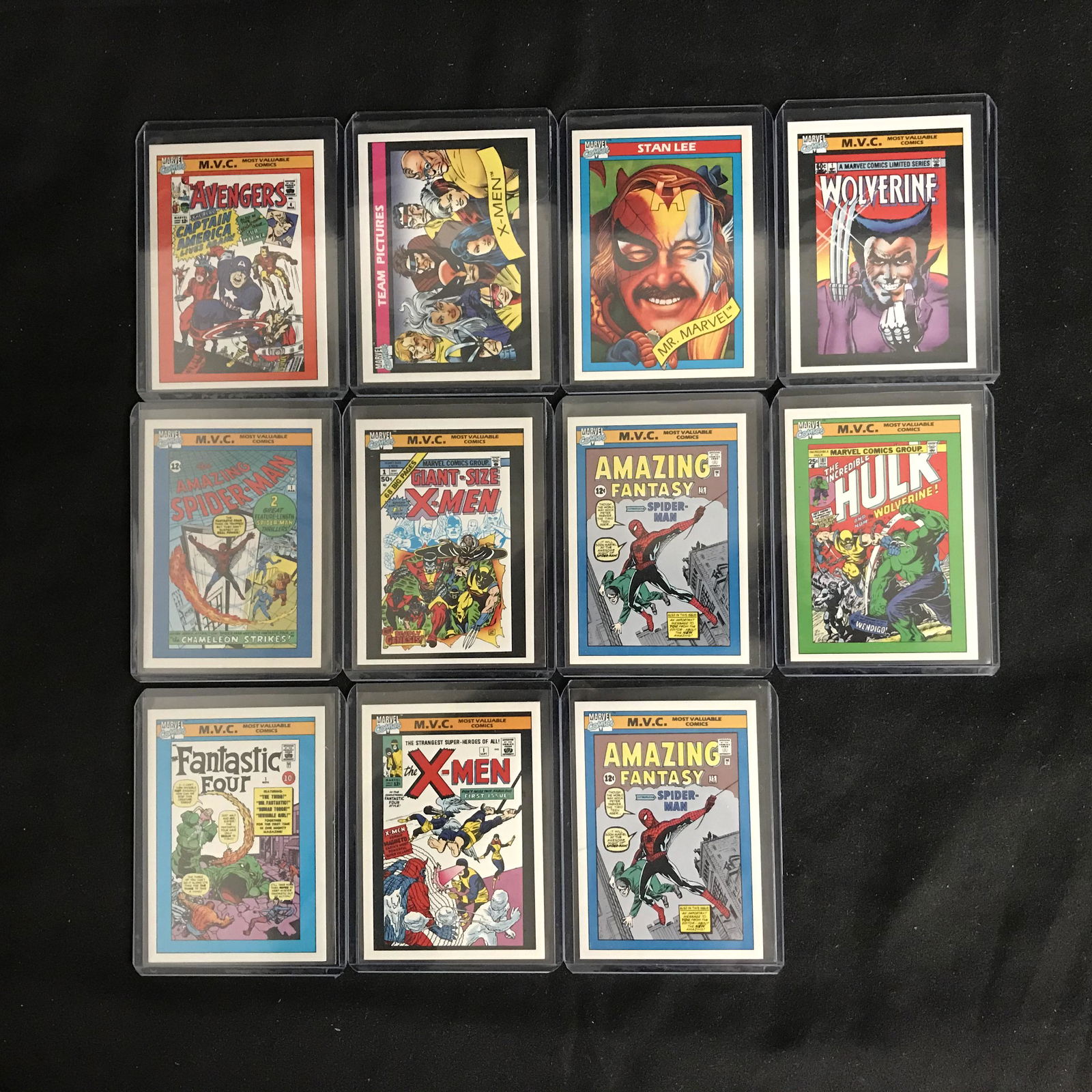 MARVEL COMICS TRADING CARDS LOT (1 of 1)
