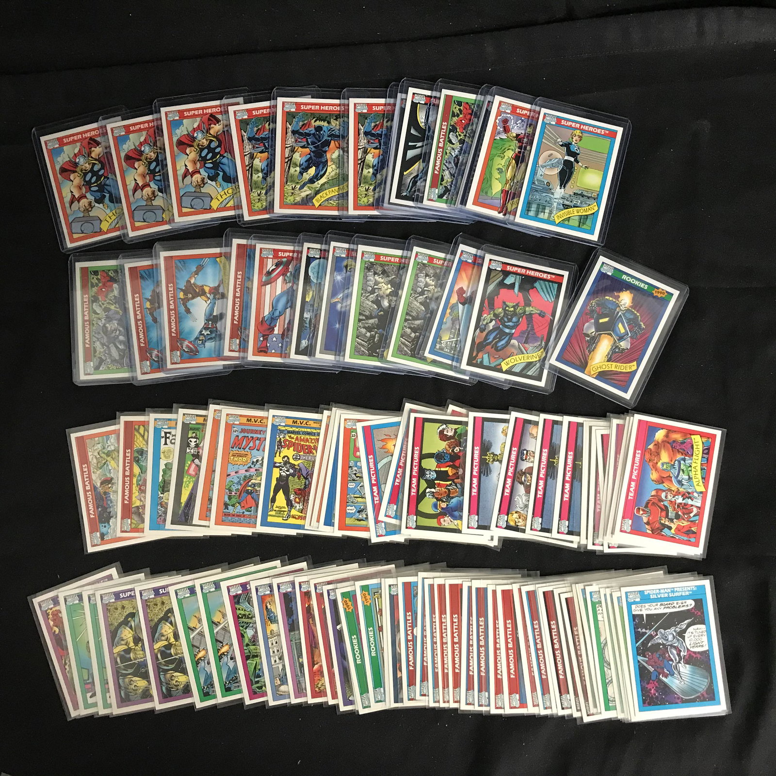 MARVEL COMICS TRADING CARDS (1 of 1)