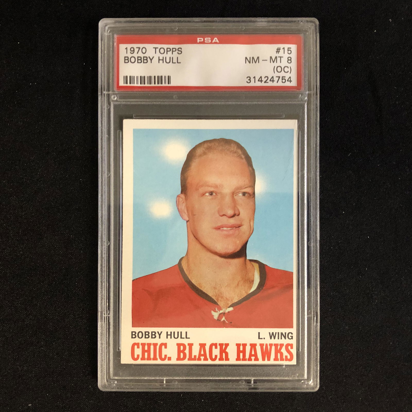 1970 TOPPS #15 BOBBY HULL (NM-MT 8 OC) (1 of 2)