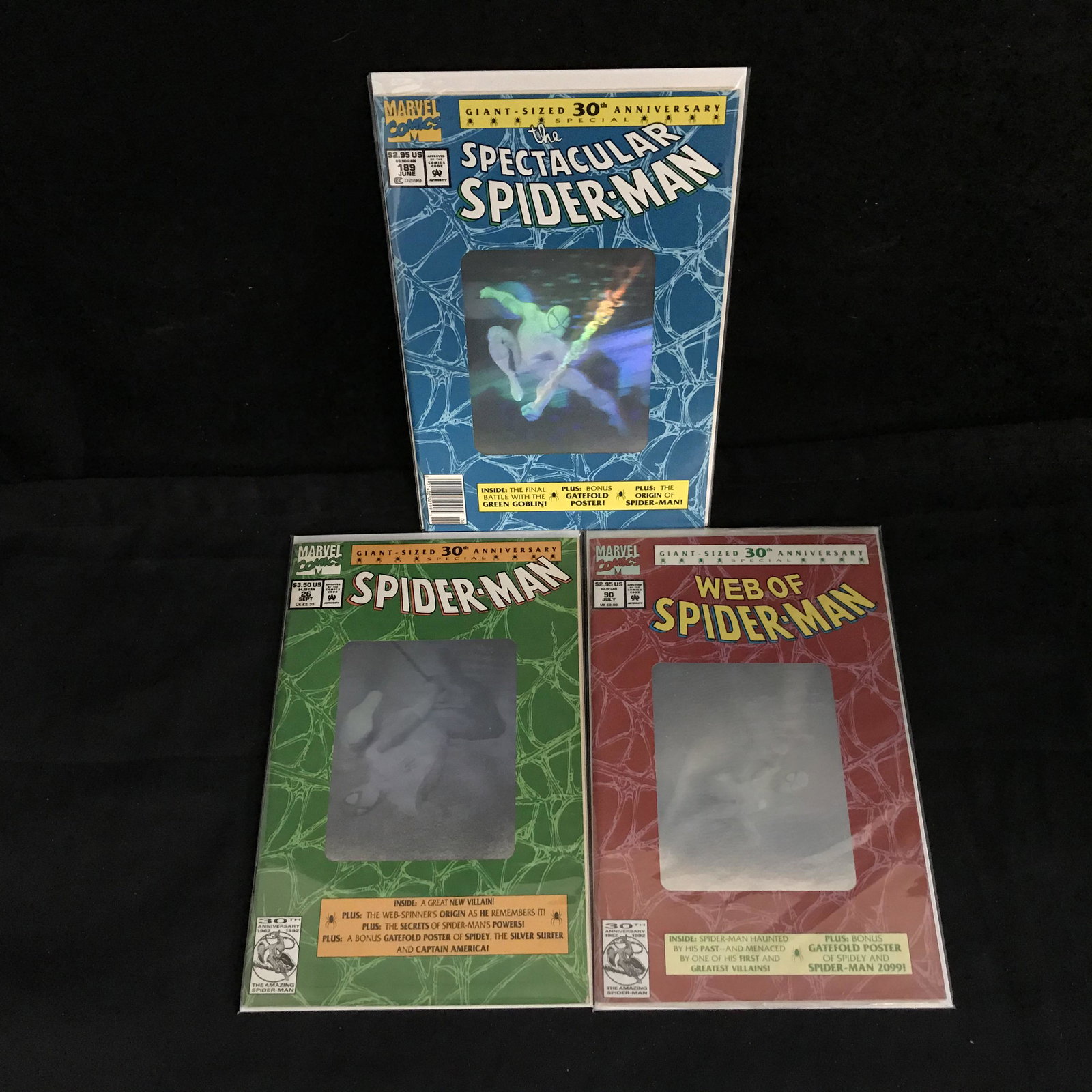 GIANT-SIZED 30th ANNIVERSARY SPIDER-MAN COMIC BOOK LOT (1 of 1)
