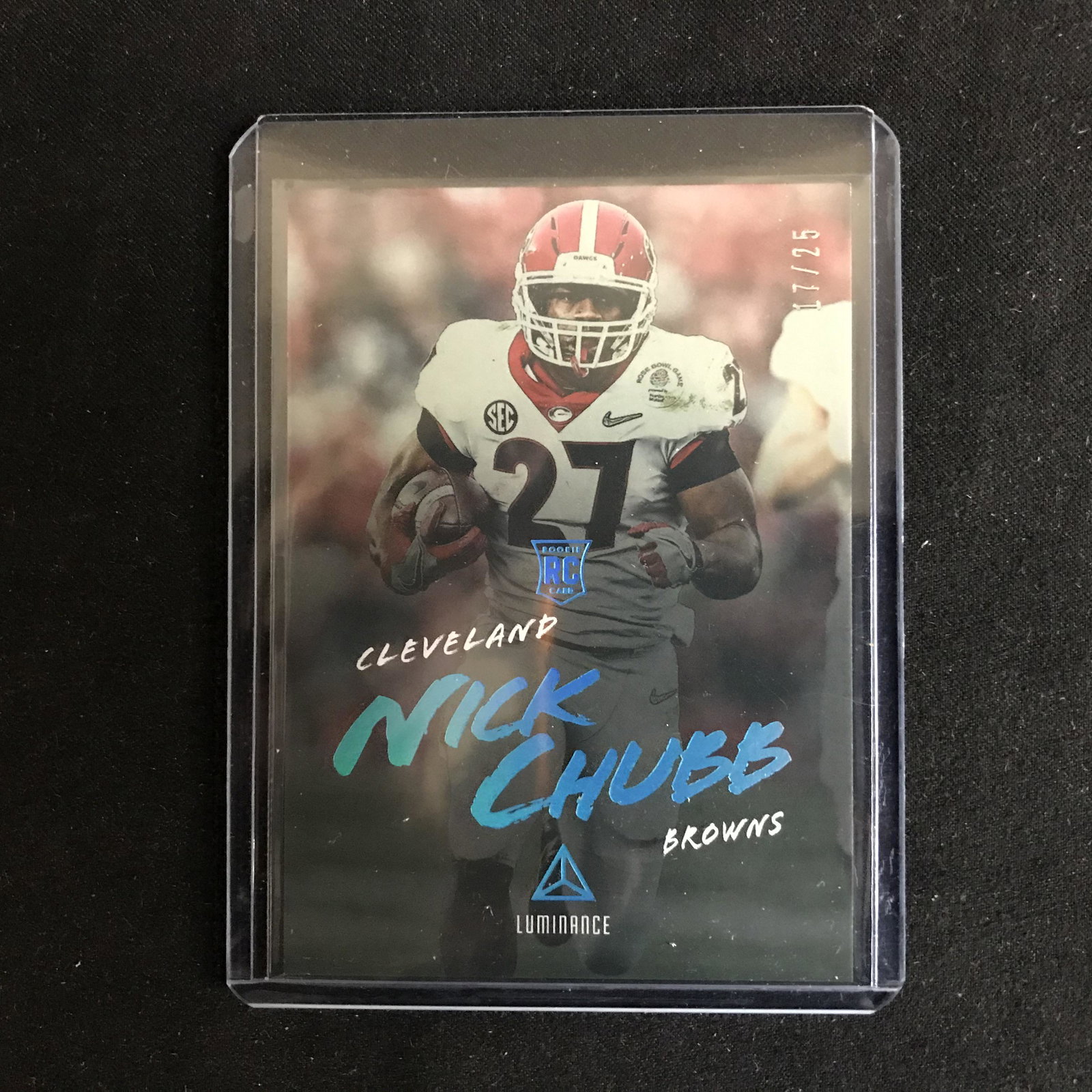 2018 PANINI LUMINANCE #119 NICK CHUBB RC /25 (1 of 1)