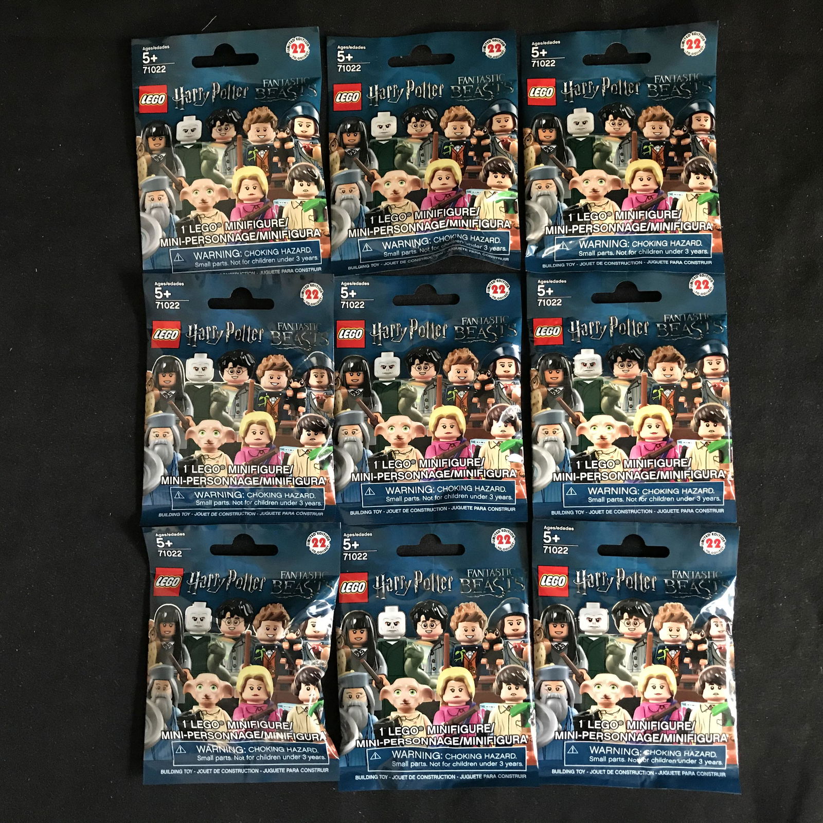 (9X) LEGO "HARRY POTTER" MINIFIGURE BUILDING TOY LOT (1 of 1)