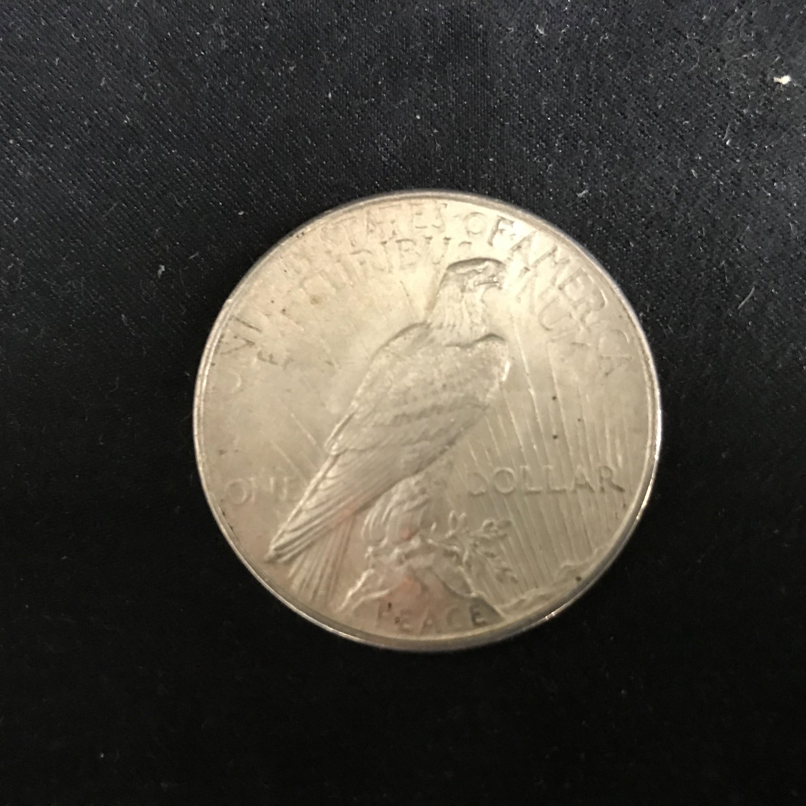 1922 USA SILVER PEACE $1 DOLLAR COIN: 1922 USA SILVER PEACE $1 DOLLAR COIN