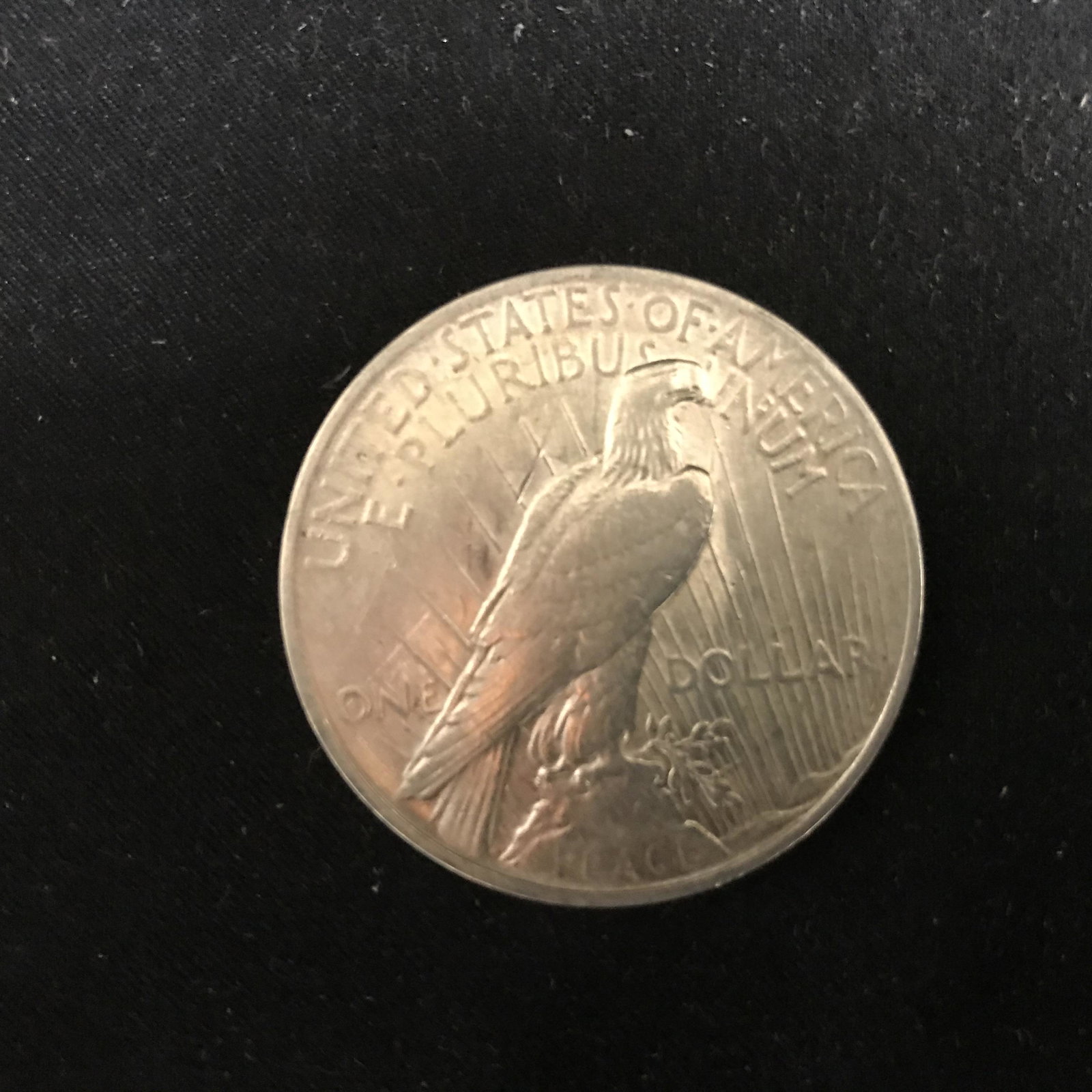 1922 USA SILVER PEACE $1 DOLLAR COIN: 1922 USA SILVER PEACE $1 DOLLAR COIN