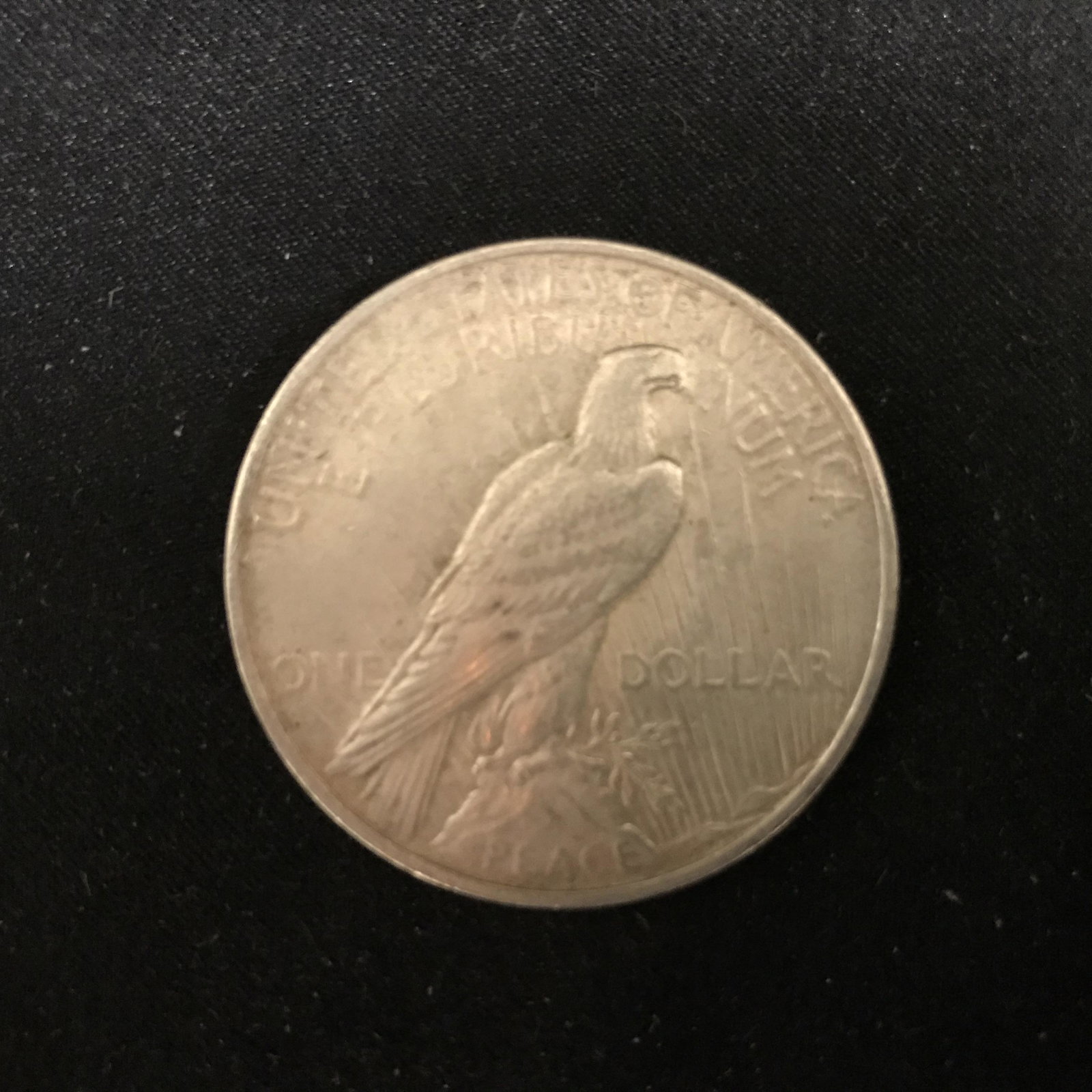 1922 USA SILVER PEACE $1 DOLLAR COIN: 1922 USA SILVER PEACE $1 DOLLAR COIN