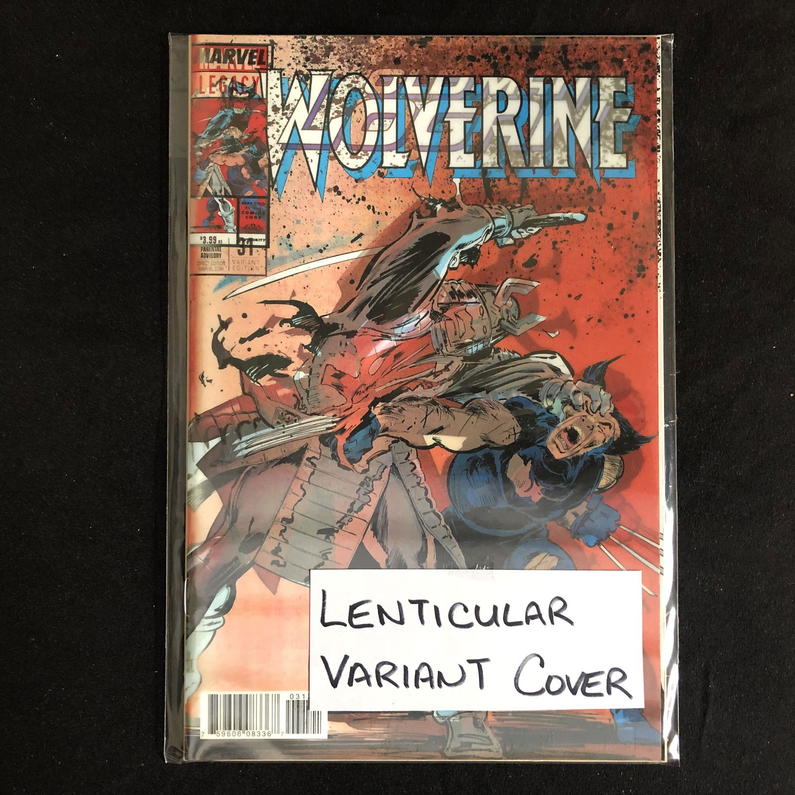 WOLVERINE LENTICULAR VARIANT COVER (MARVEL) (1 of 1)