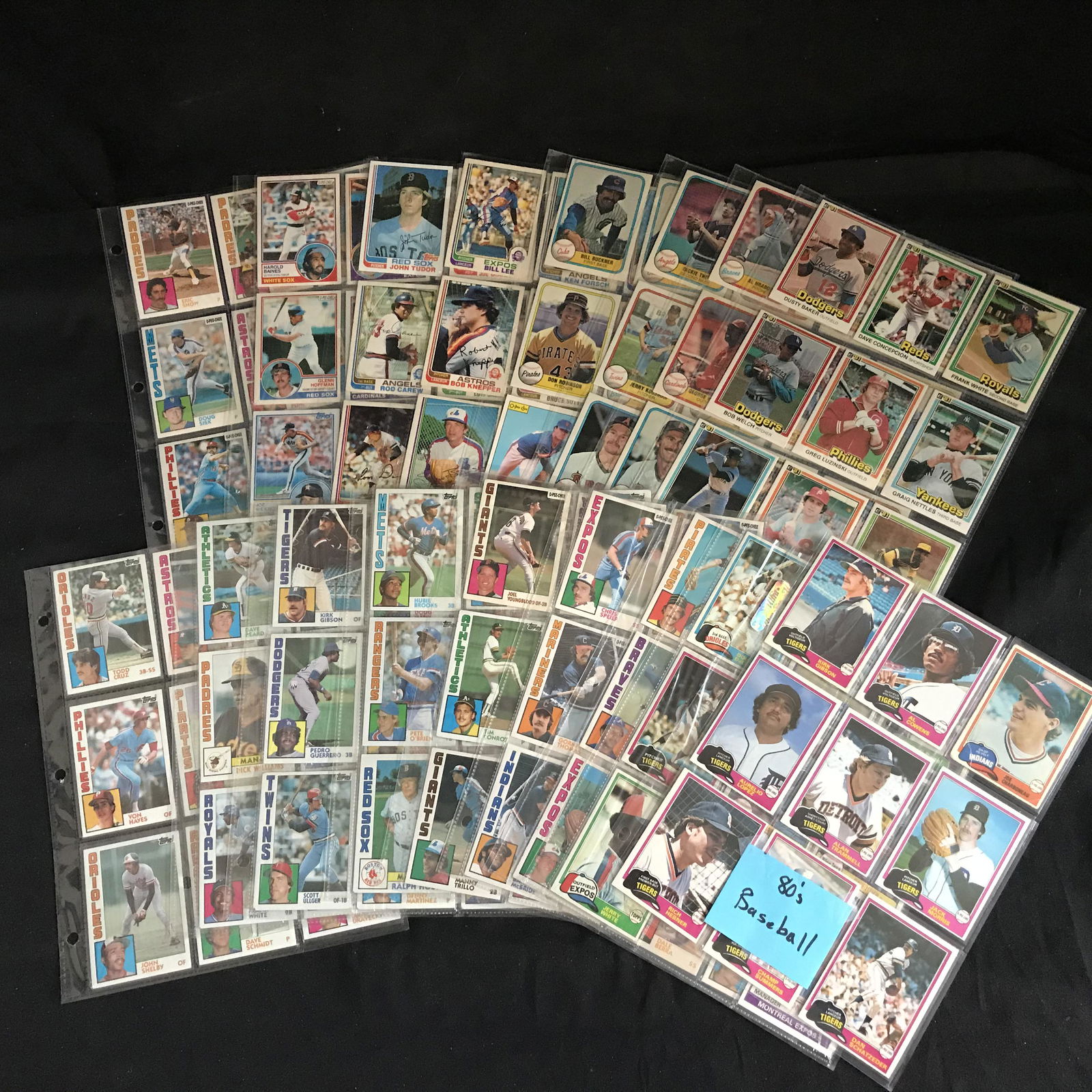 1980s BASEBALL CARD LOT (1 of 1)