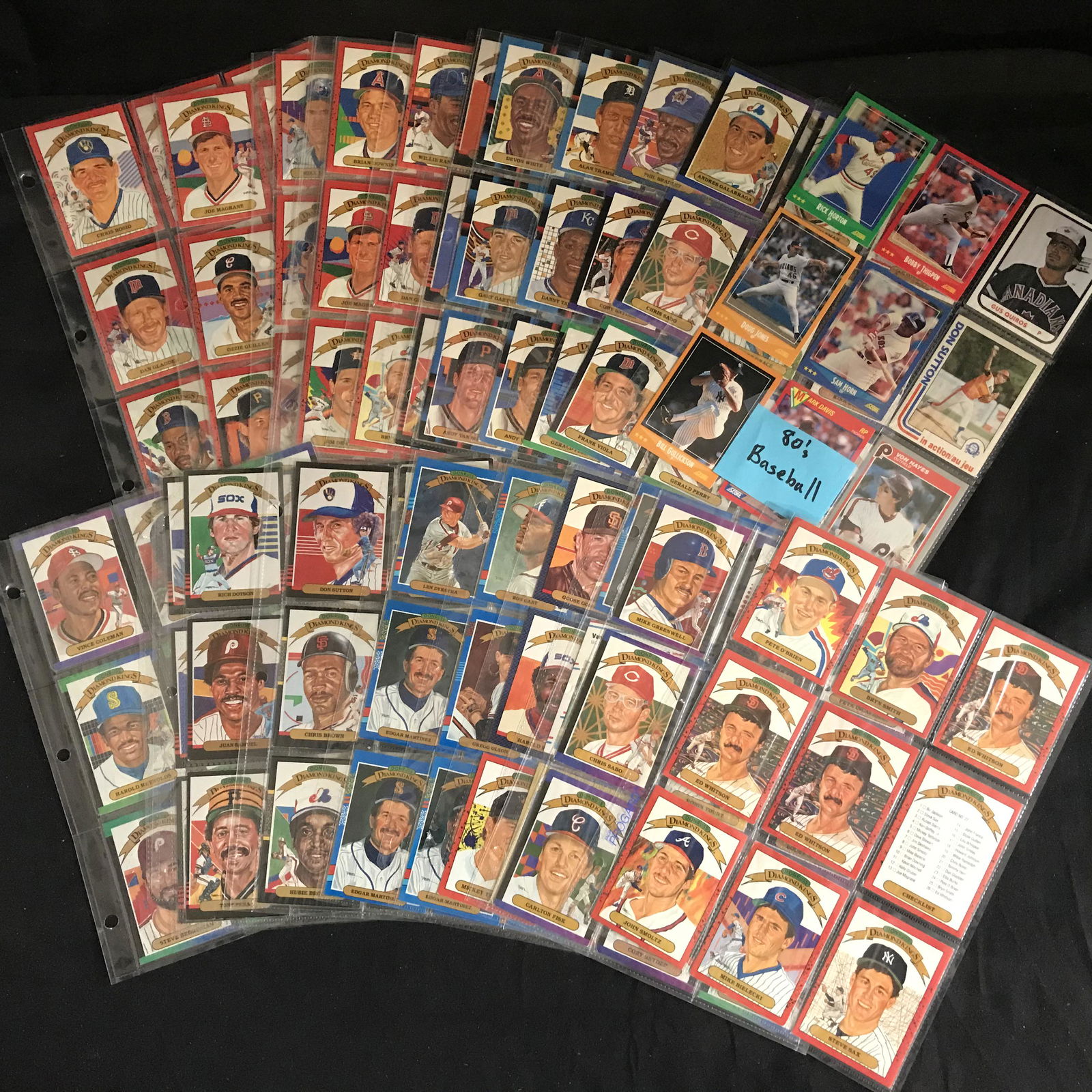 1980s BASEBALL CARD LOT (1 of 1)