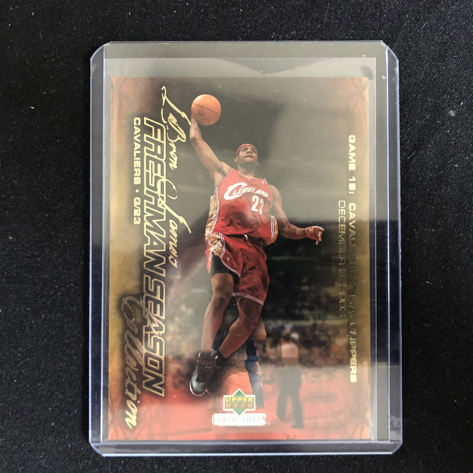 LEBRON JAMES Upper Deck 2003-04 RC Lakers Freshman (1 of 2)