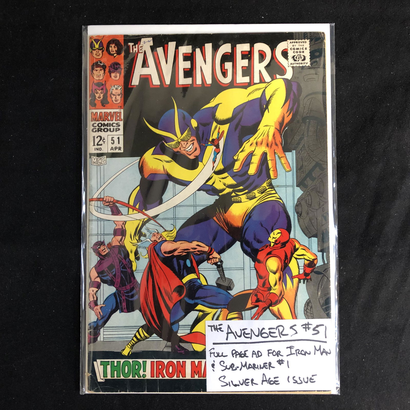 THE AVENGERS #51 (MARVEL COMICS) (1 of 1)