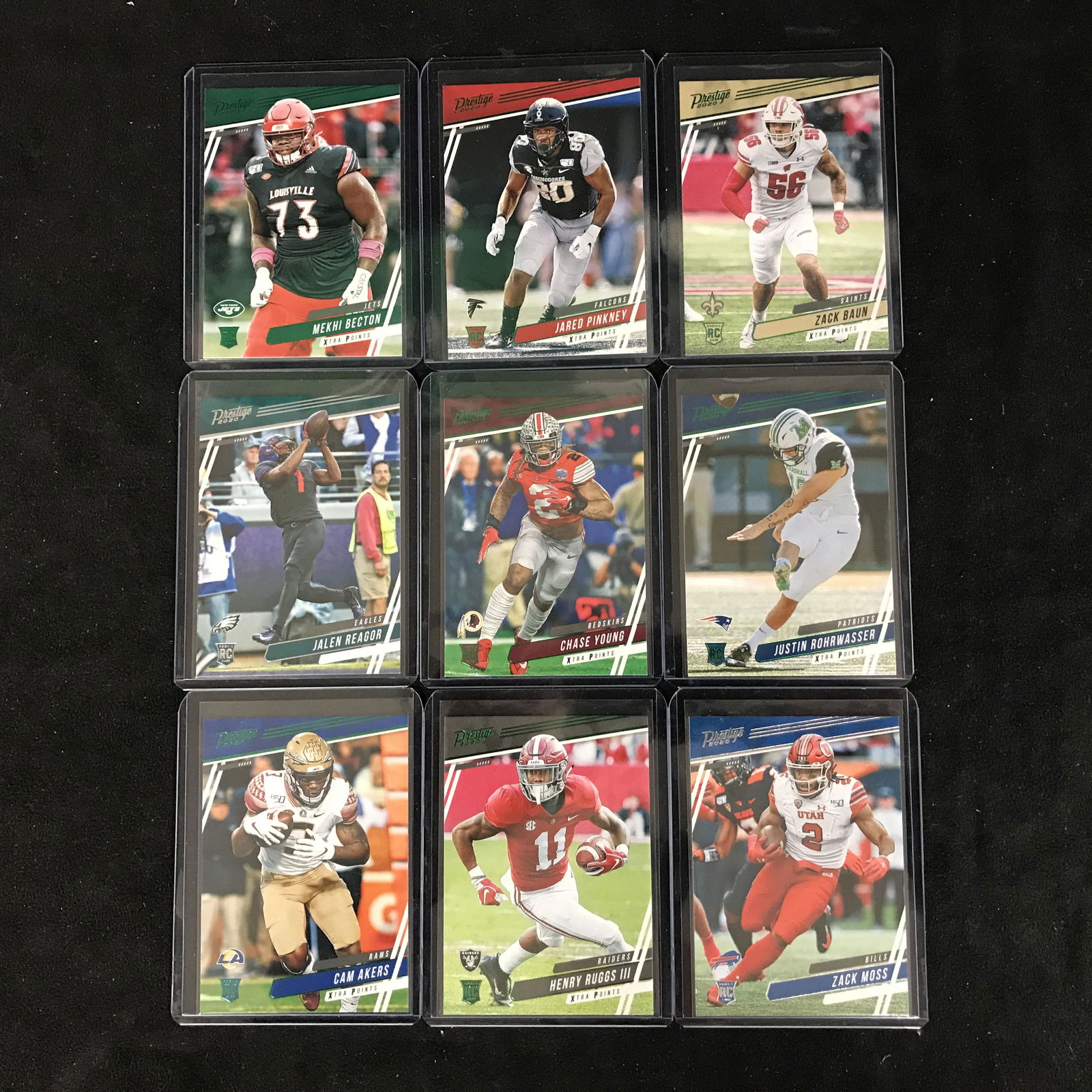 PRESTIGE 2020 FOOTBALL XTRA POINTS/ RC LOT (1 of 1)