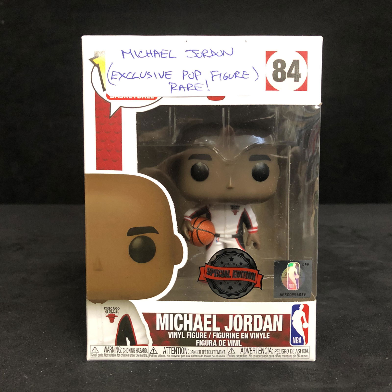 FUNKO POP! MICHAEL JORDAN VINYL FIGURINE (1 of 1)