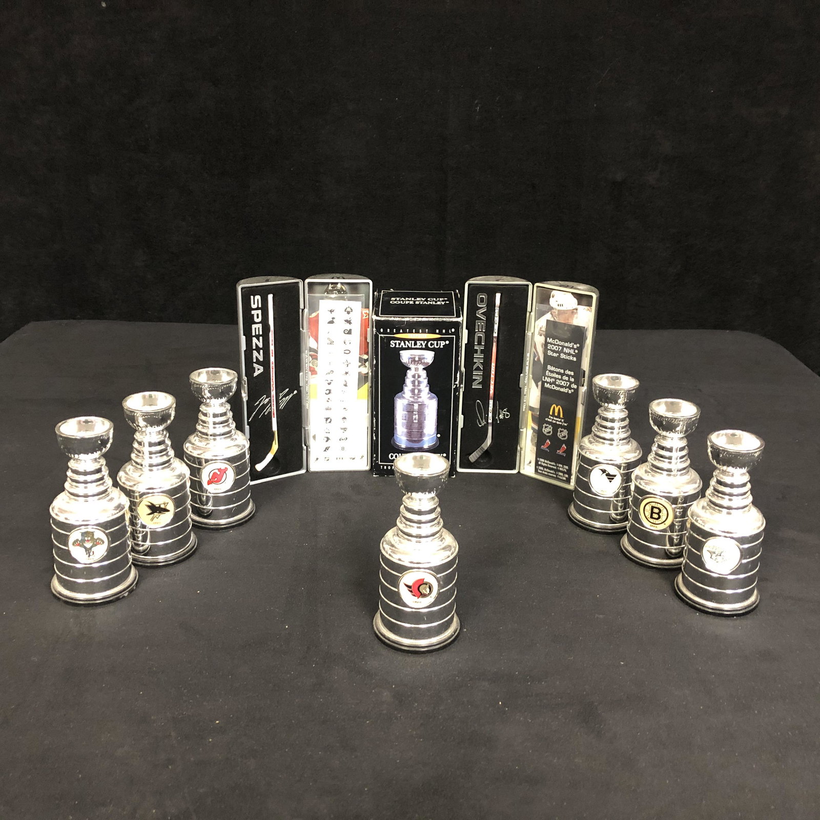 NHL MINI STANLEY CUP LOT: NHL MINI STANLEY CUP LOT