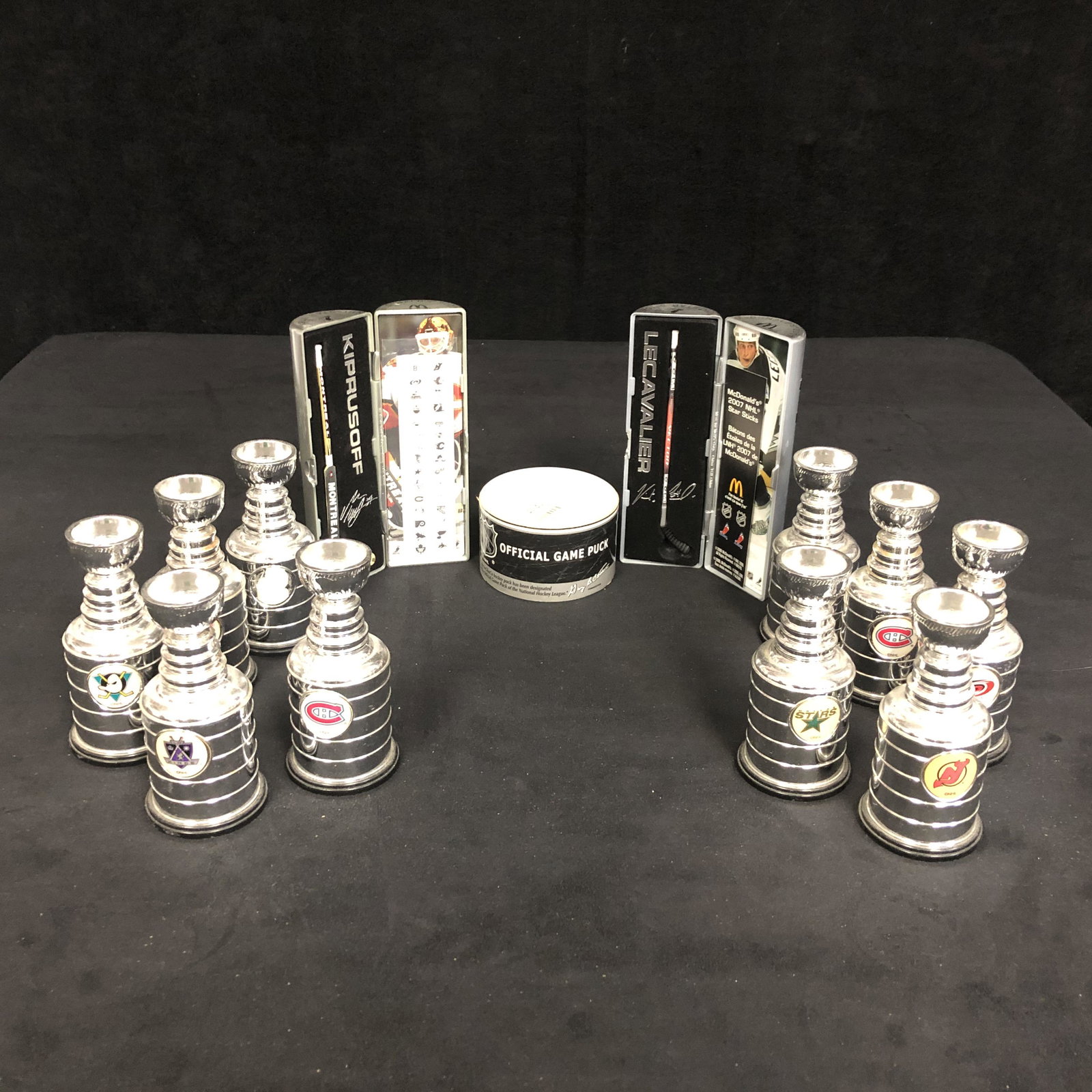 NHL MINI STANLEY CUP LOT: NHL MINI STANLEY CUP LOT