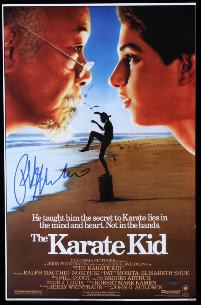 RALPH MACCHIO SIGNED THE KARATE KID 27×40 F/S POSTER (1 of 1)