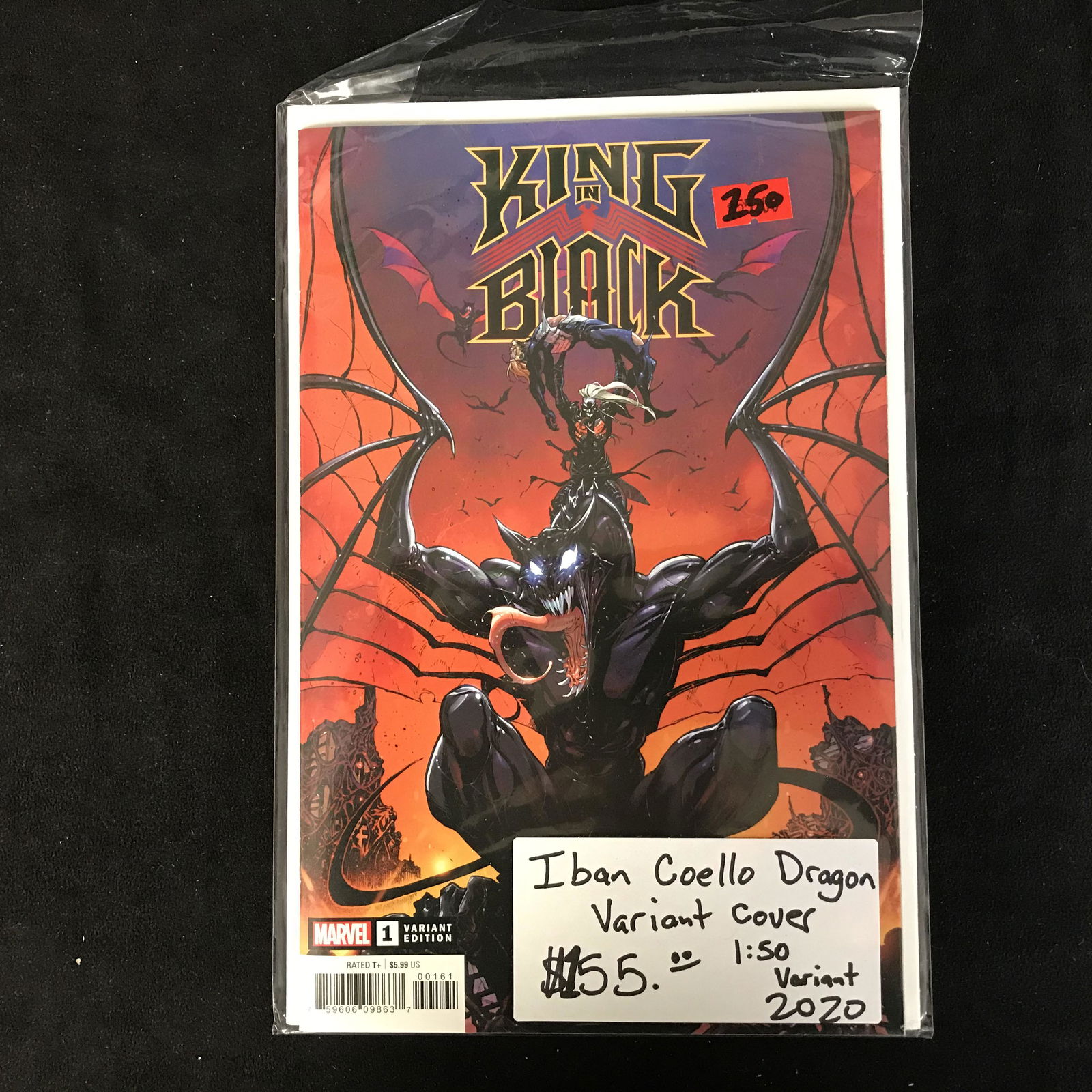 KING IN BLACK #1 (MARVEL 1:50 VARIANT) Iban Coello (1 of 1)