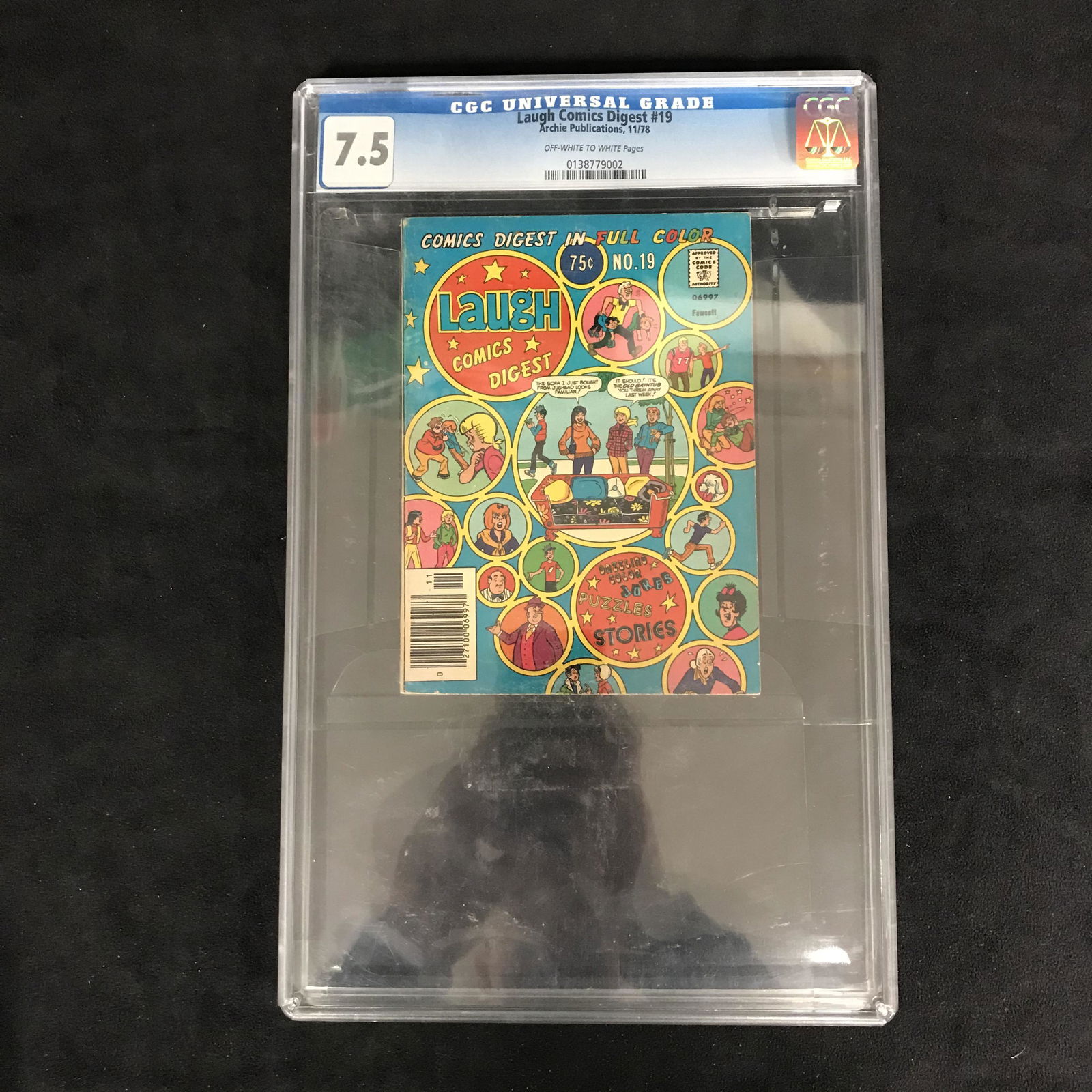 LAUGH COMICS DIGEST #19 (CGC 7.5) ARCHIE PUBLICATIONS (1 of 1)