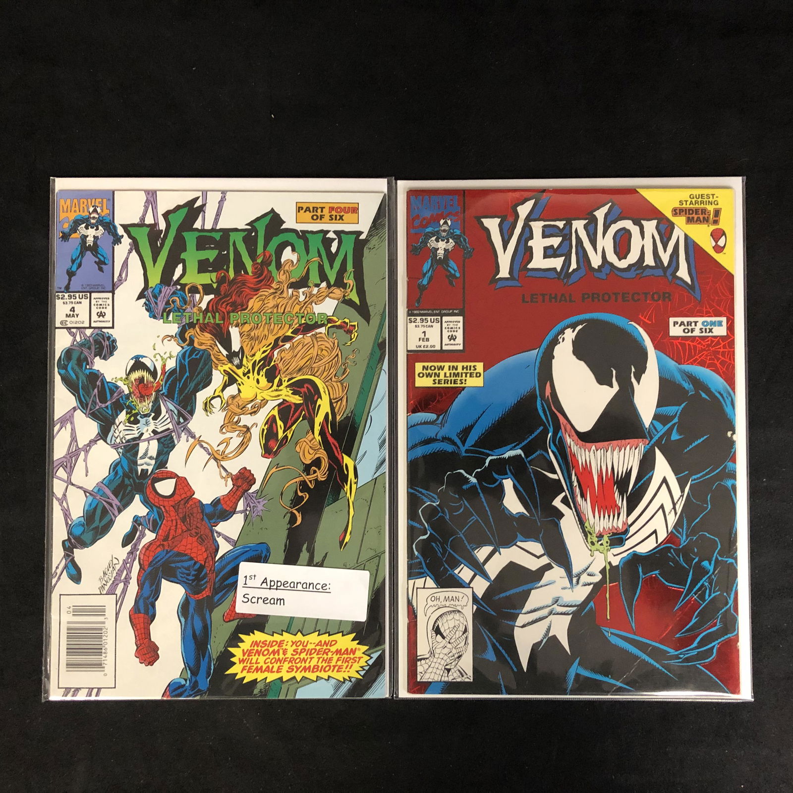 VENOM: LETHAL PROTECTOR #1 & #4 (MARVEL COMICS) (1 of 1)