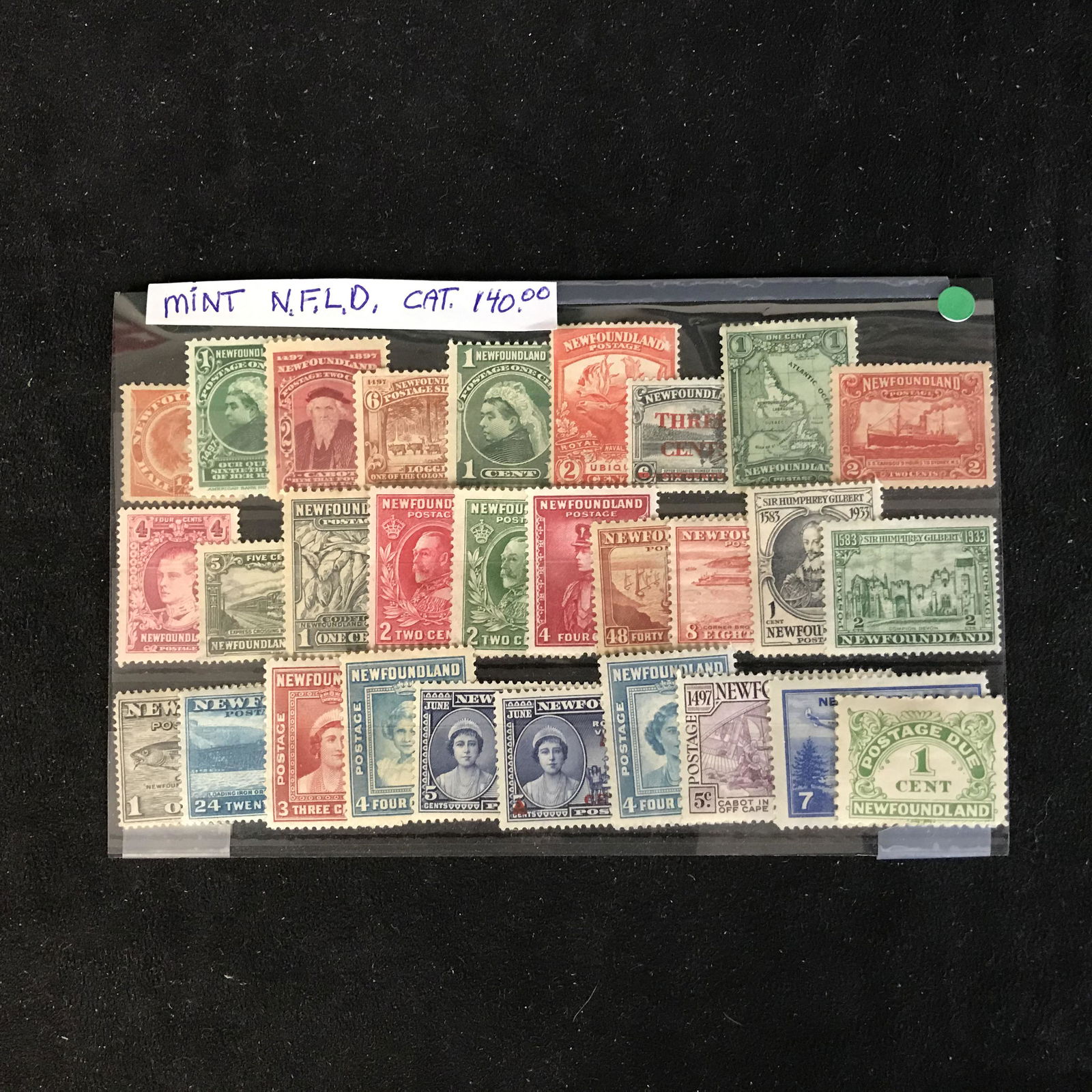 VINTAGE NEWFOUNDLAND POSTAGE STAMPS (MINT CONDITION) (1 of 1)