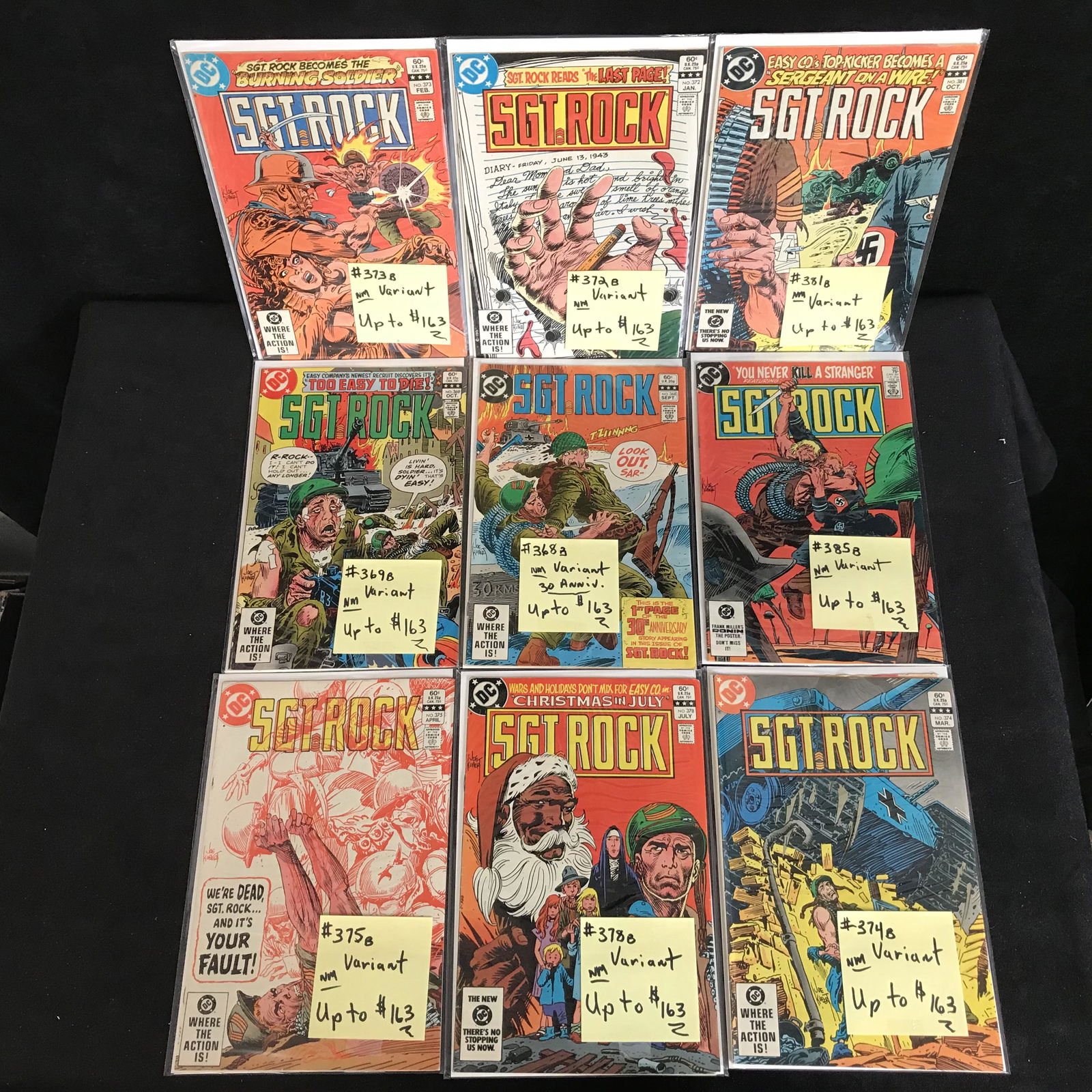 ASSORTED SGT. ROCK COMIC BOOK LOT (DC COMICS) (1 of 1)
