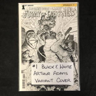 ARMY of DARKNESS #1 (DYNAMITE VARIANT) BLACK & WHITE: ARMY of DARKNESS #1 (DYNAMITE VARIANT) BLACK & WHITE ARTHUR ADAMS