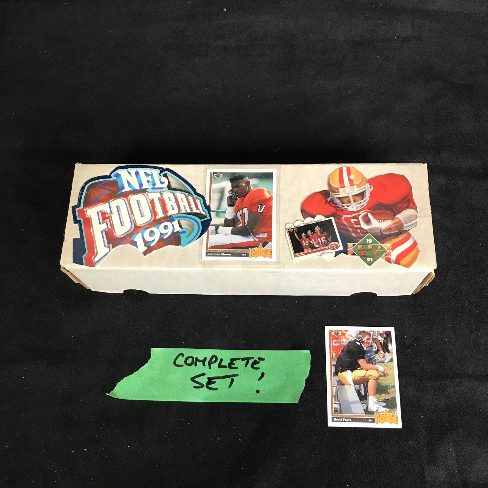 1991 UPPER DECK NFL FOOTBALL COMPLETE SET (BRETT FARVE (1 of 1)