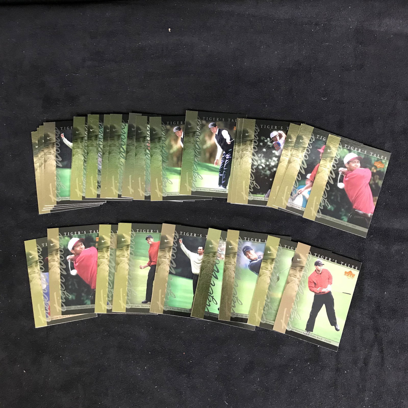 UPPER DECK TIGER'S TALES GOLF CARD LOT (1 of 1)