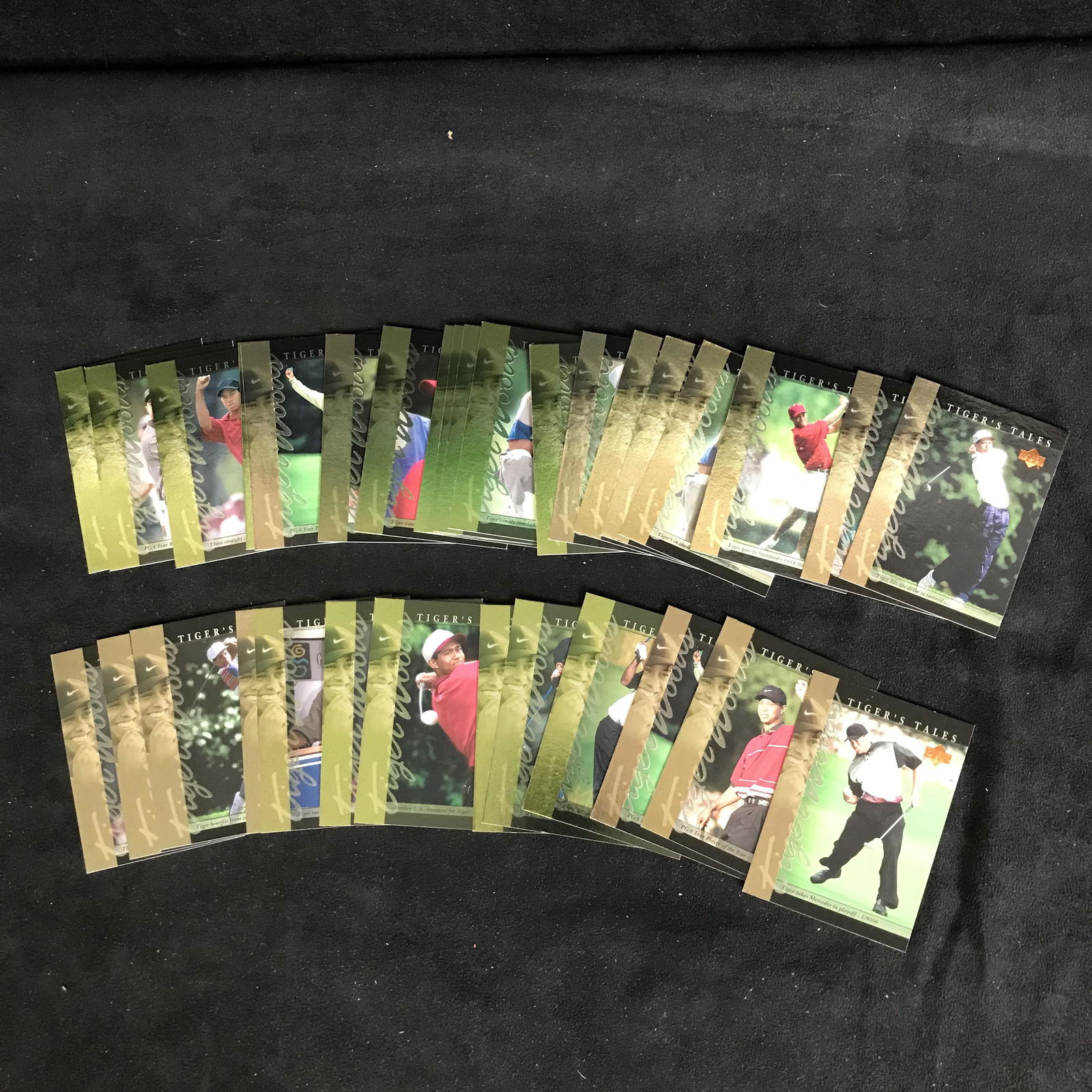 UPPER DECK TIGER'S TALES GOLF CARD LOT (1 of 1)