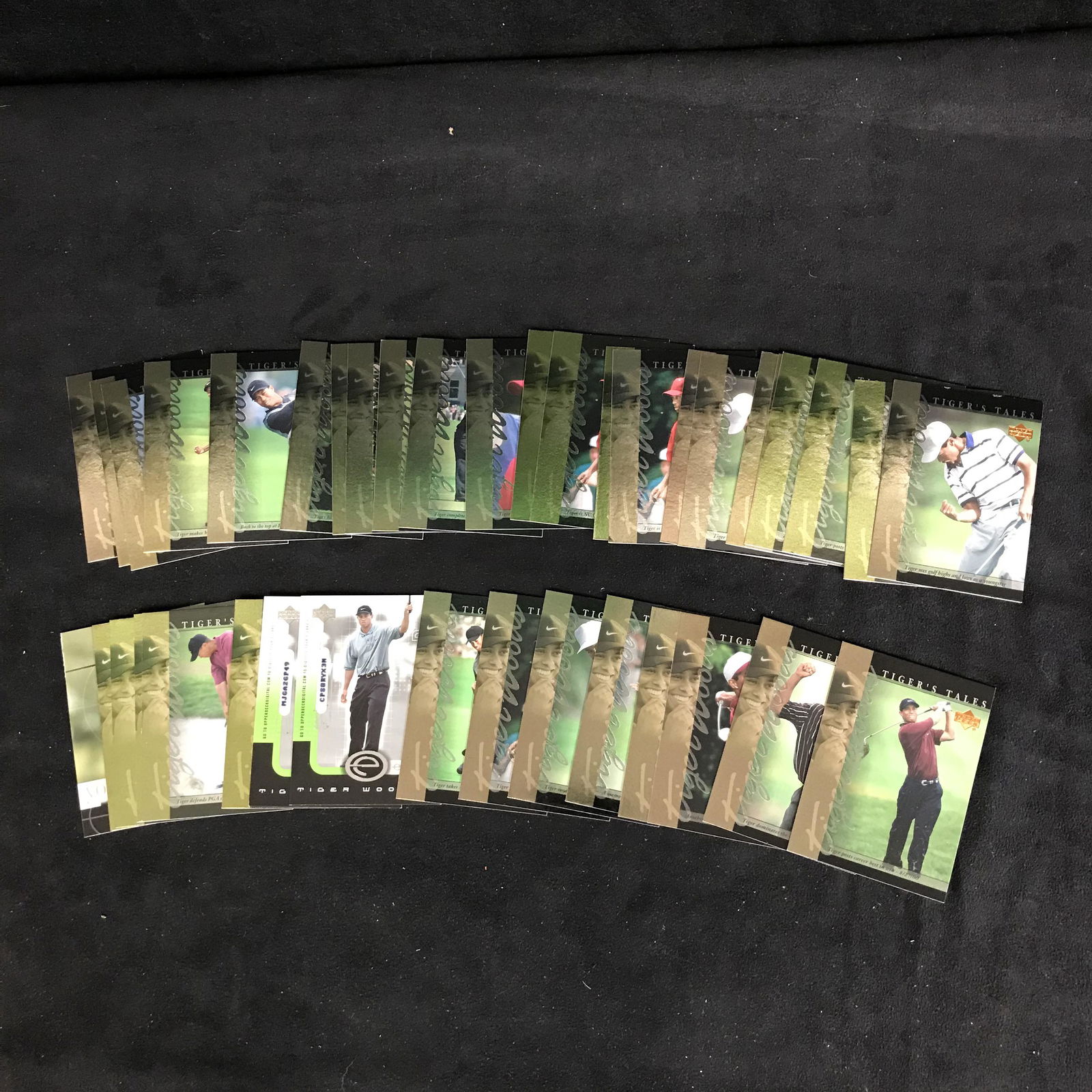 UPPER DECK TIGER'S TALES GOLF CARD LOT (1 of 1)
