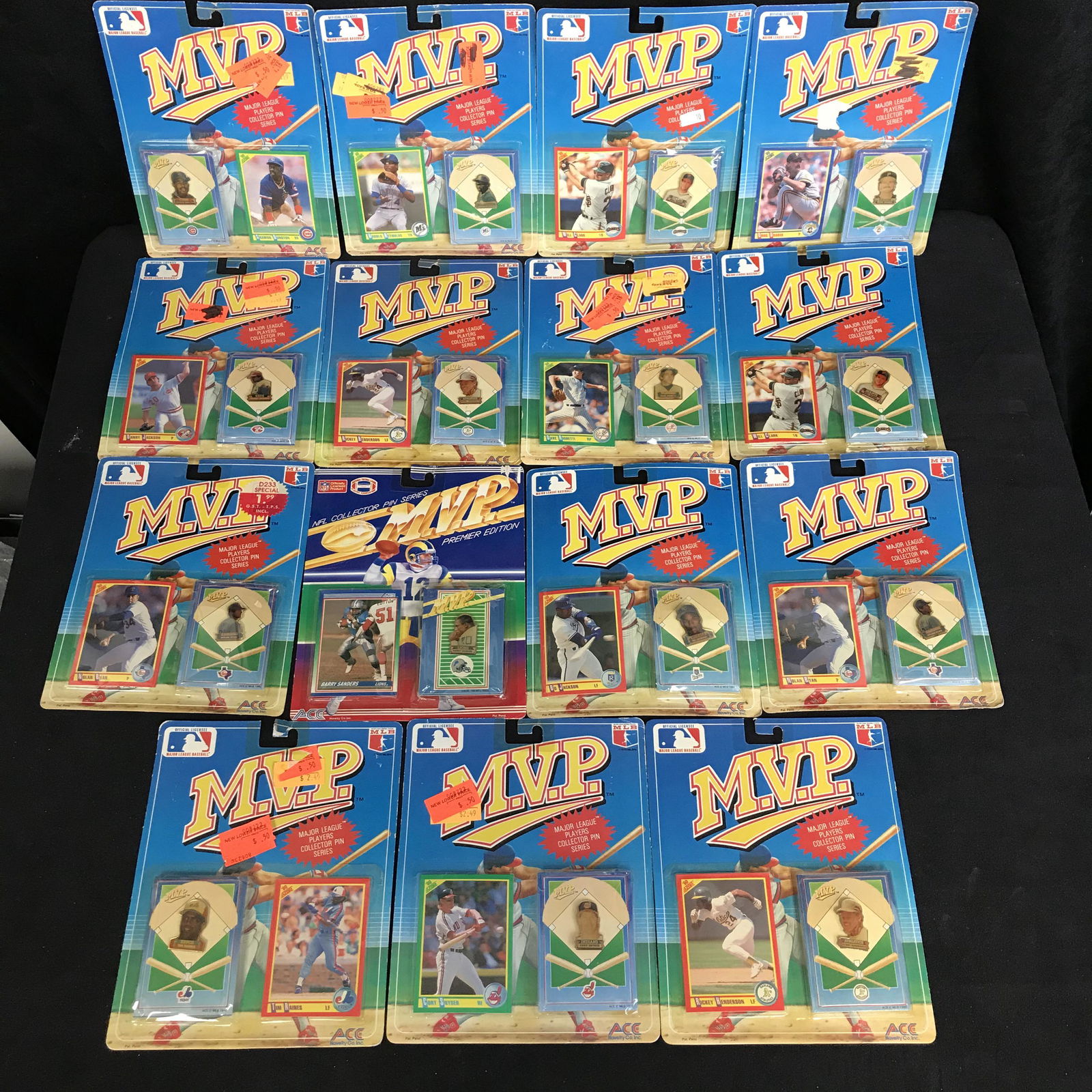 MLB M.V.P. COLLECTOR CARD & PIN LOT (1 of 1)