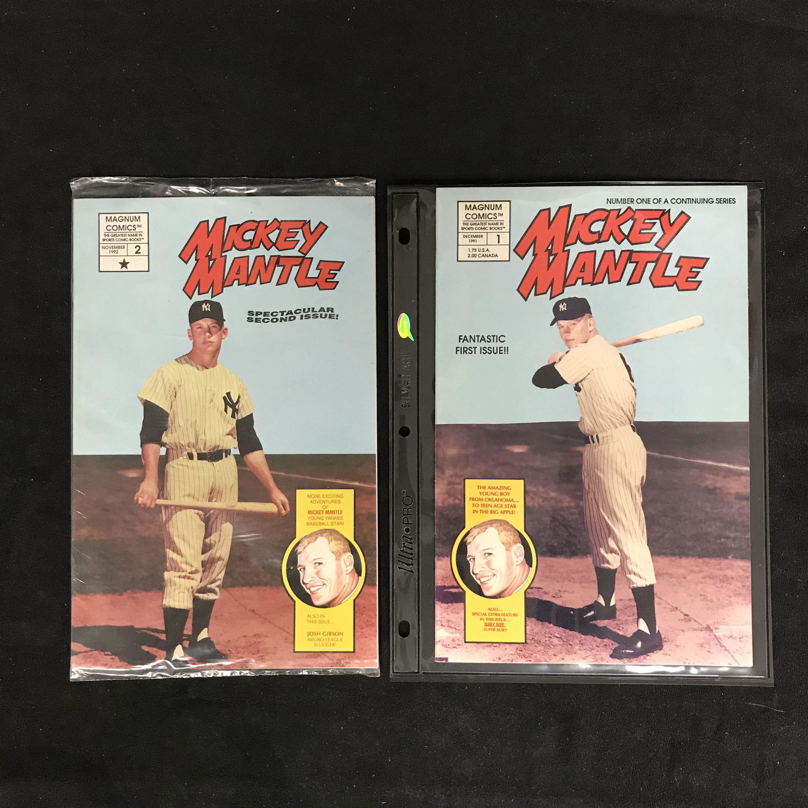 MICKEY MANTLE #1-2 COMIC BOOK (MAGNUM COMICS) (1 of 1)