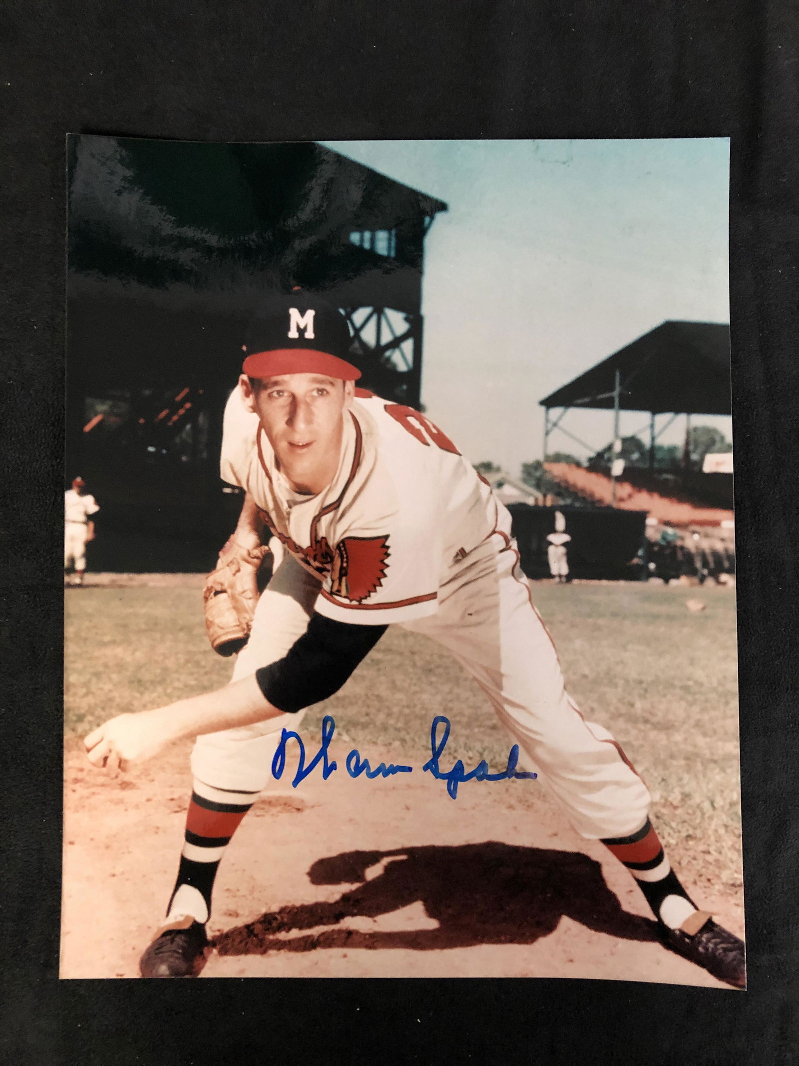 WARREN SPAHN SIGNED 8X10 PHOTO (1 of 2)