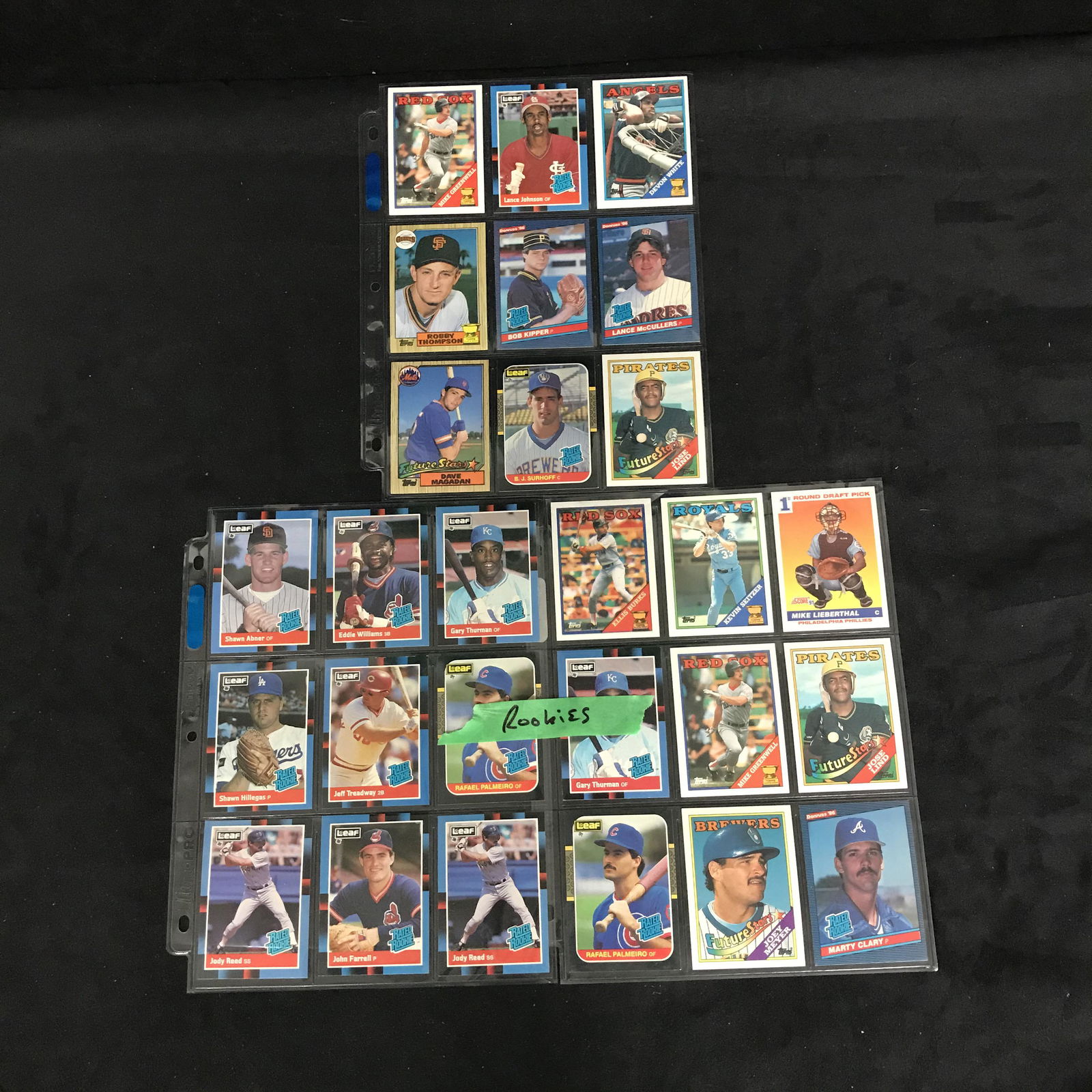 MLB BASEBALL ROOKIE CARD LOT (1 of 1)