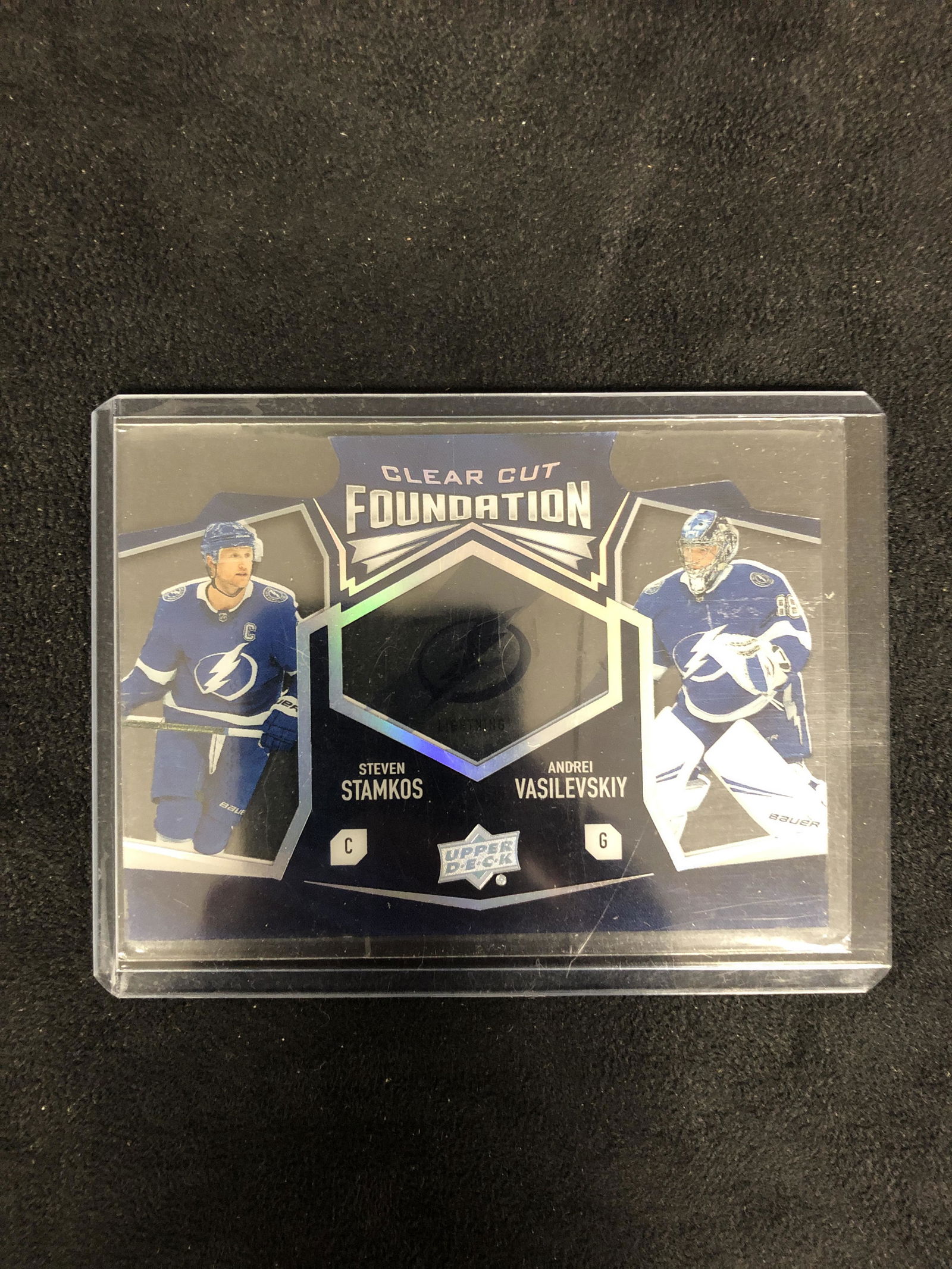 2019-20 UPPER DECK SERIES 1 #CCF-20 STAMKOS/VASILEVSKIY (1 of 2)