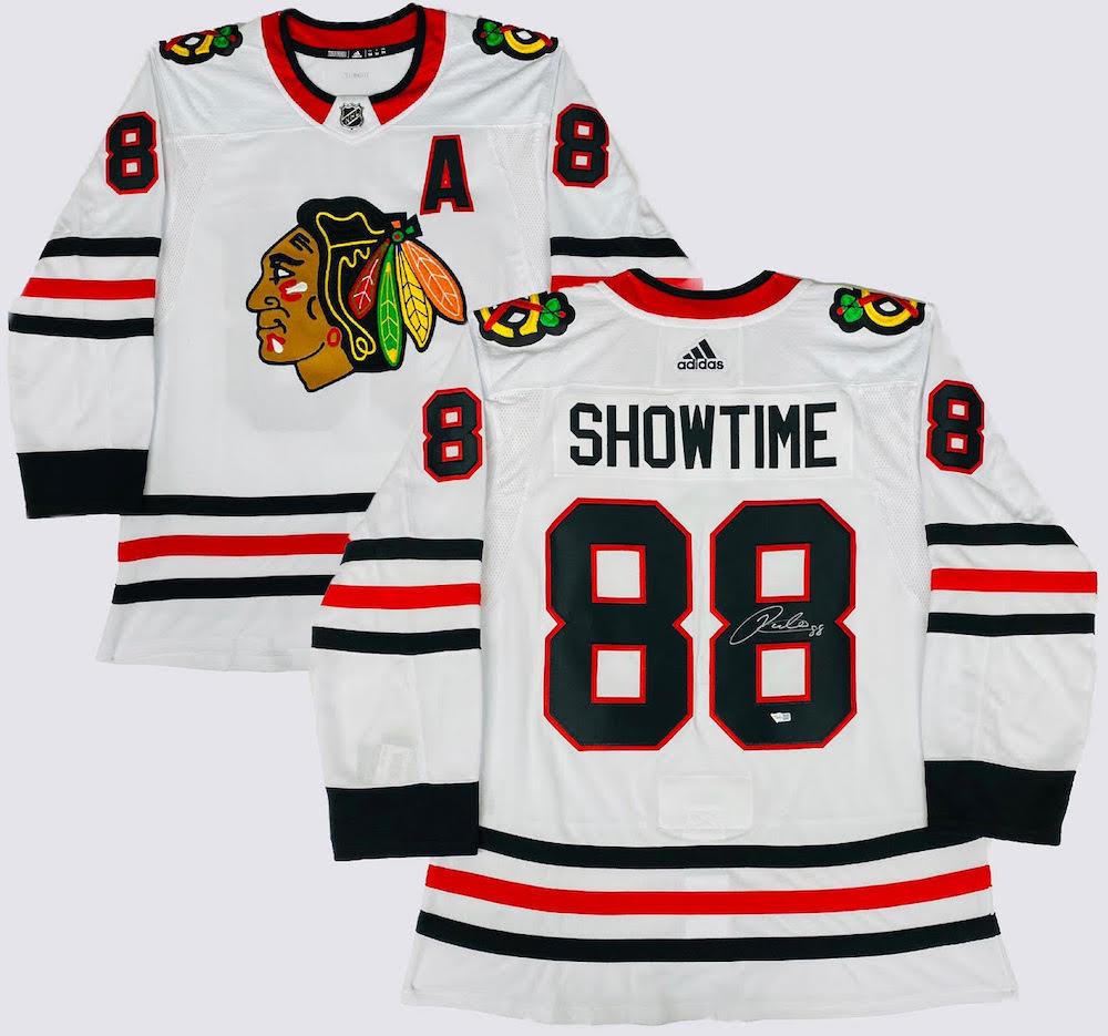 PATRICK KANE BLACKHAWKS AUTOGRAPHED WHITE ADIDAS (1 of 3)