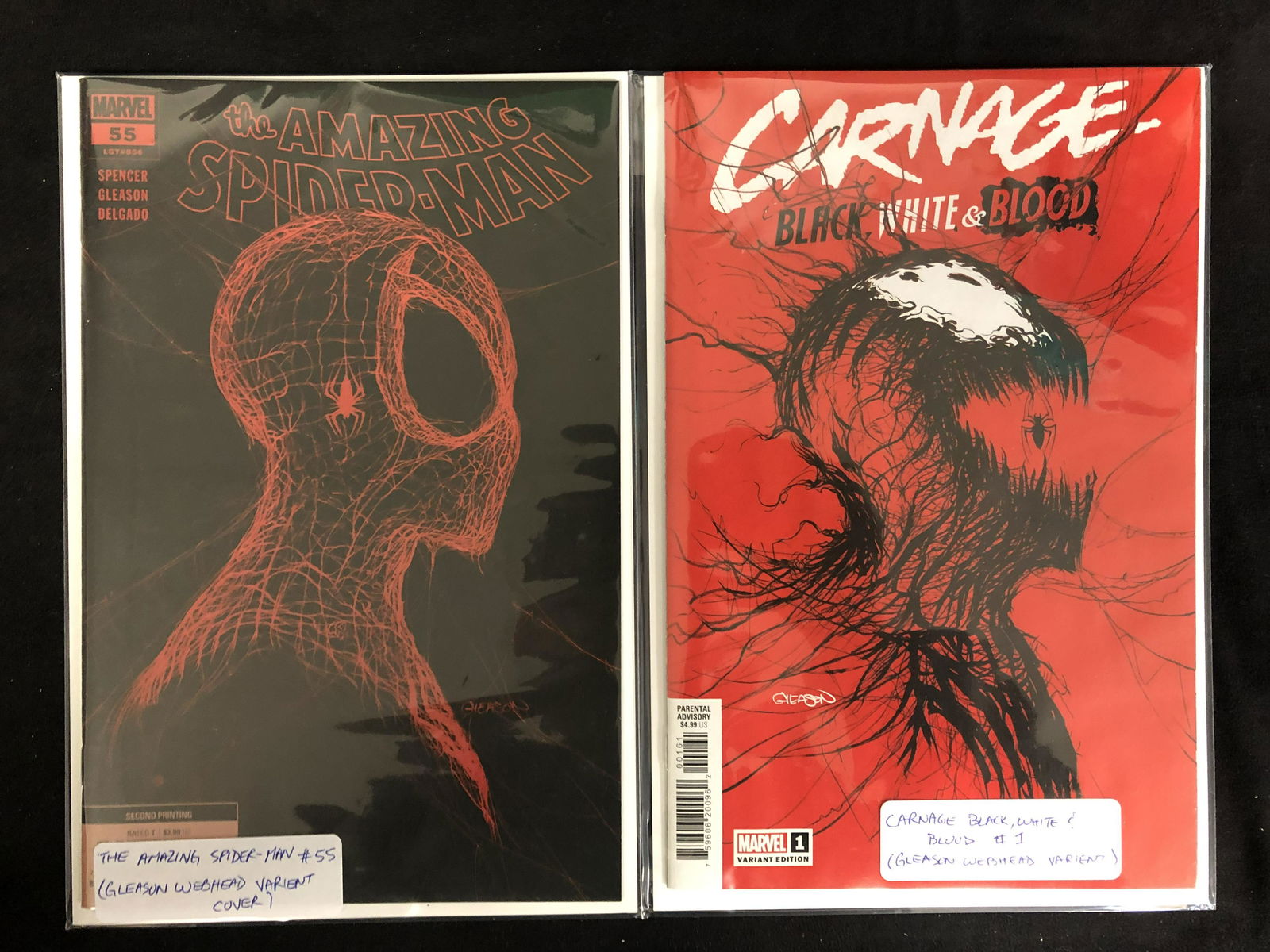 SPIDER-MAN #55 & CARNAGE: BLACK, WHITE & BLOOD #1 (1 of 1)