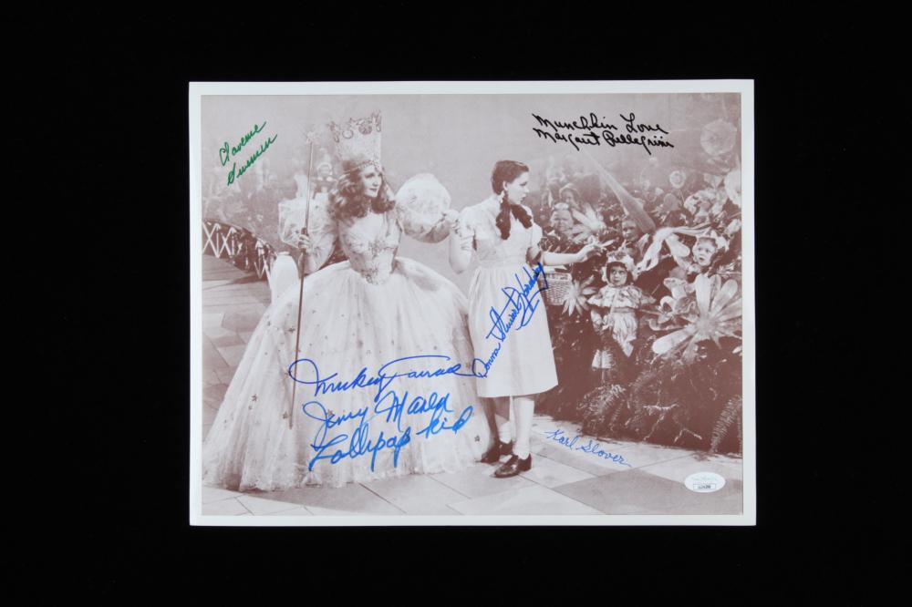 "THE WIZARD OF OZ" 11x14 PHOTO CAST-SIGNED BY SLOVER, (1 of 5)