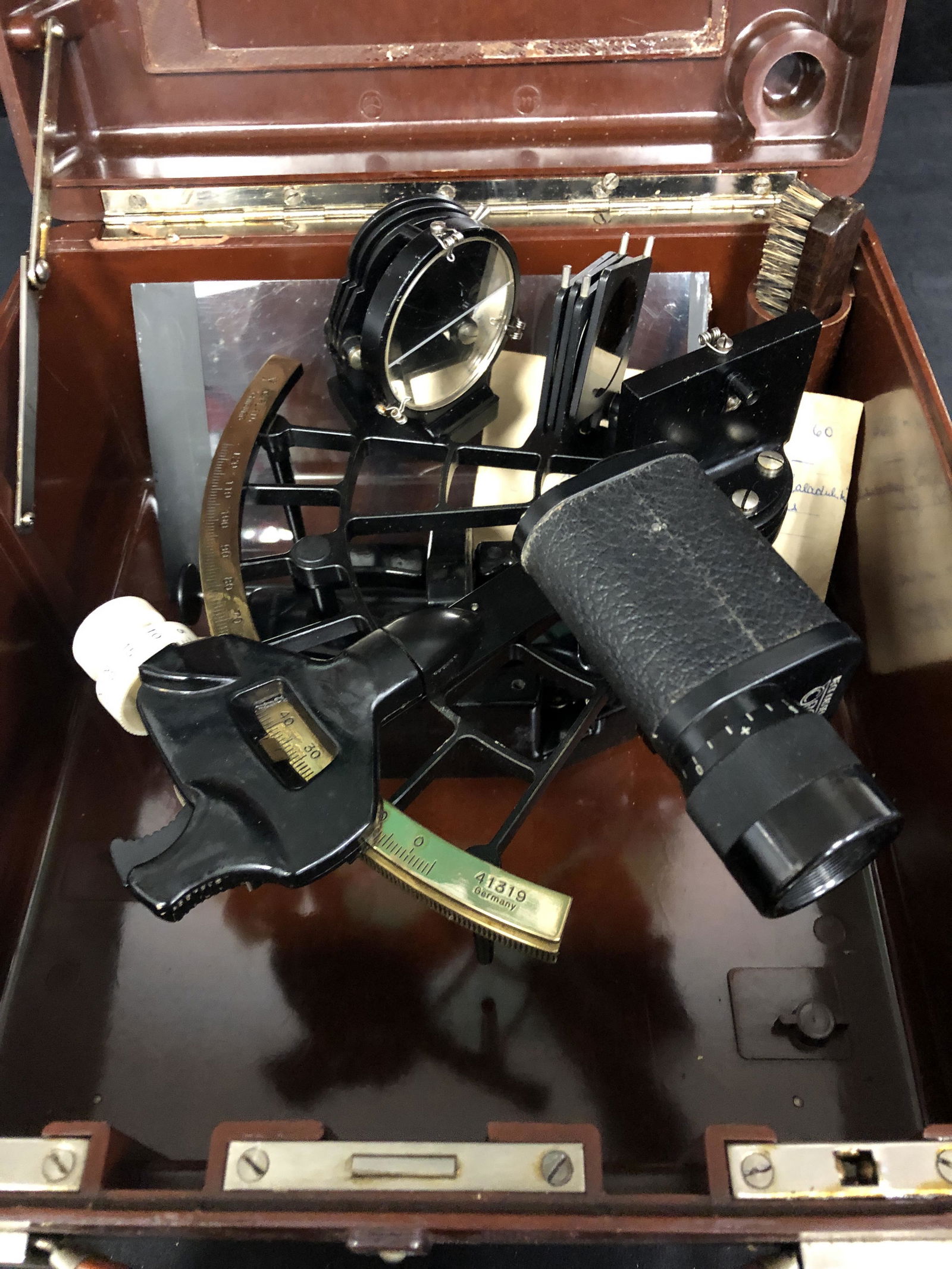 Antique German Trommel Sextant Instrument (1 of 3)