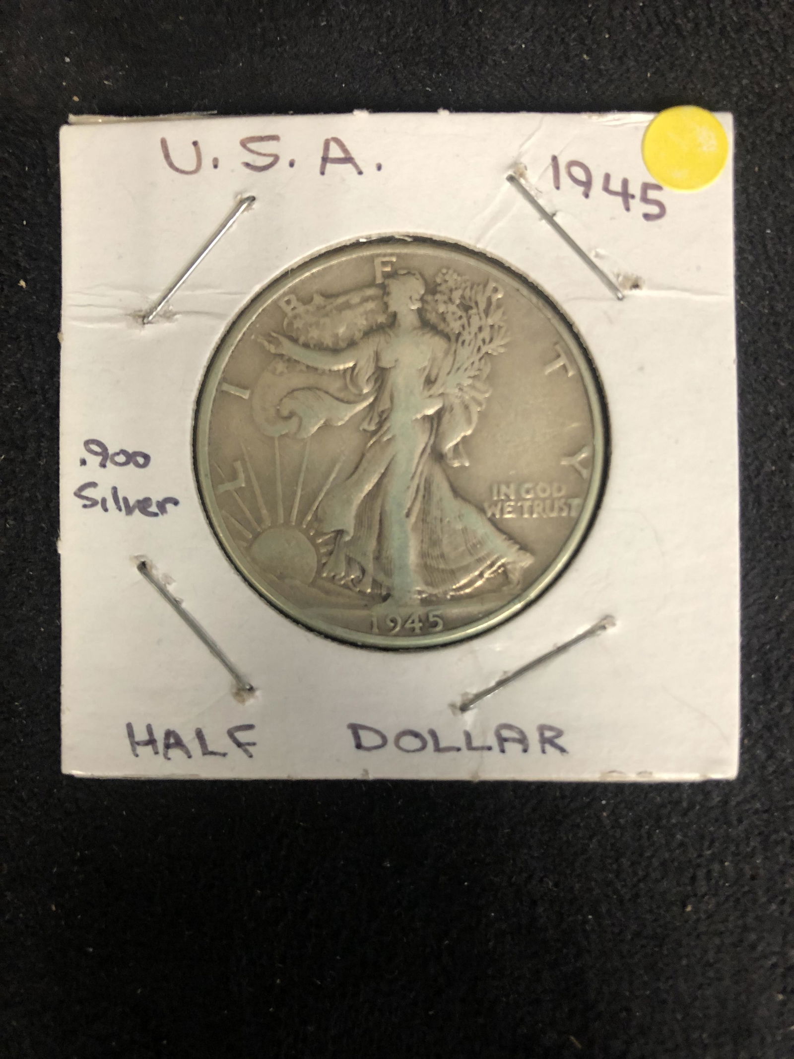 1945 USA .900 SILVER HALF DOLLAR (1 of 2)