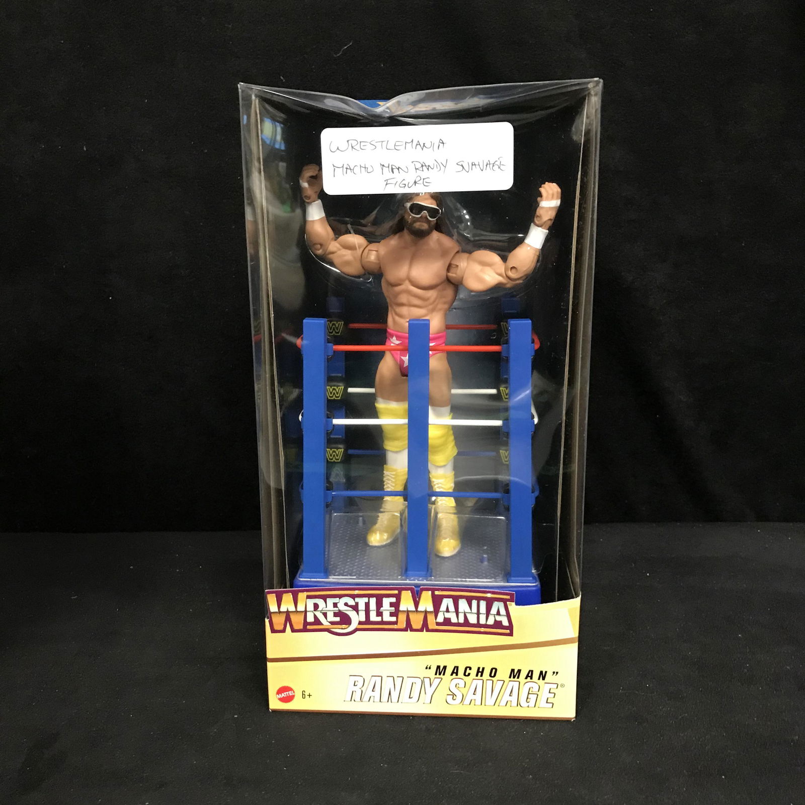 WWF WRESTLEMANIA "MACHO MAN RANDY SAVAGE" ACTION FIGURE (1 of 1)