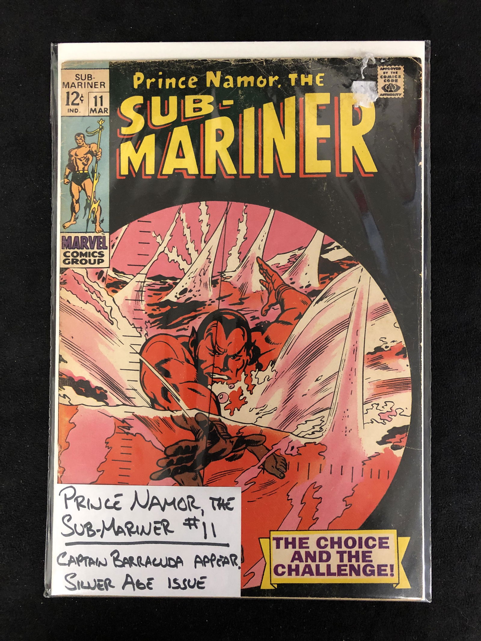 PRINCE NAMOR, THE SUB-MARINER #11 (MARVEL COMICS) (1 of 1)