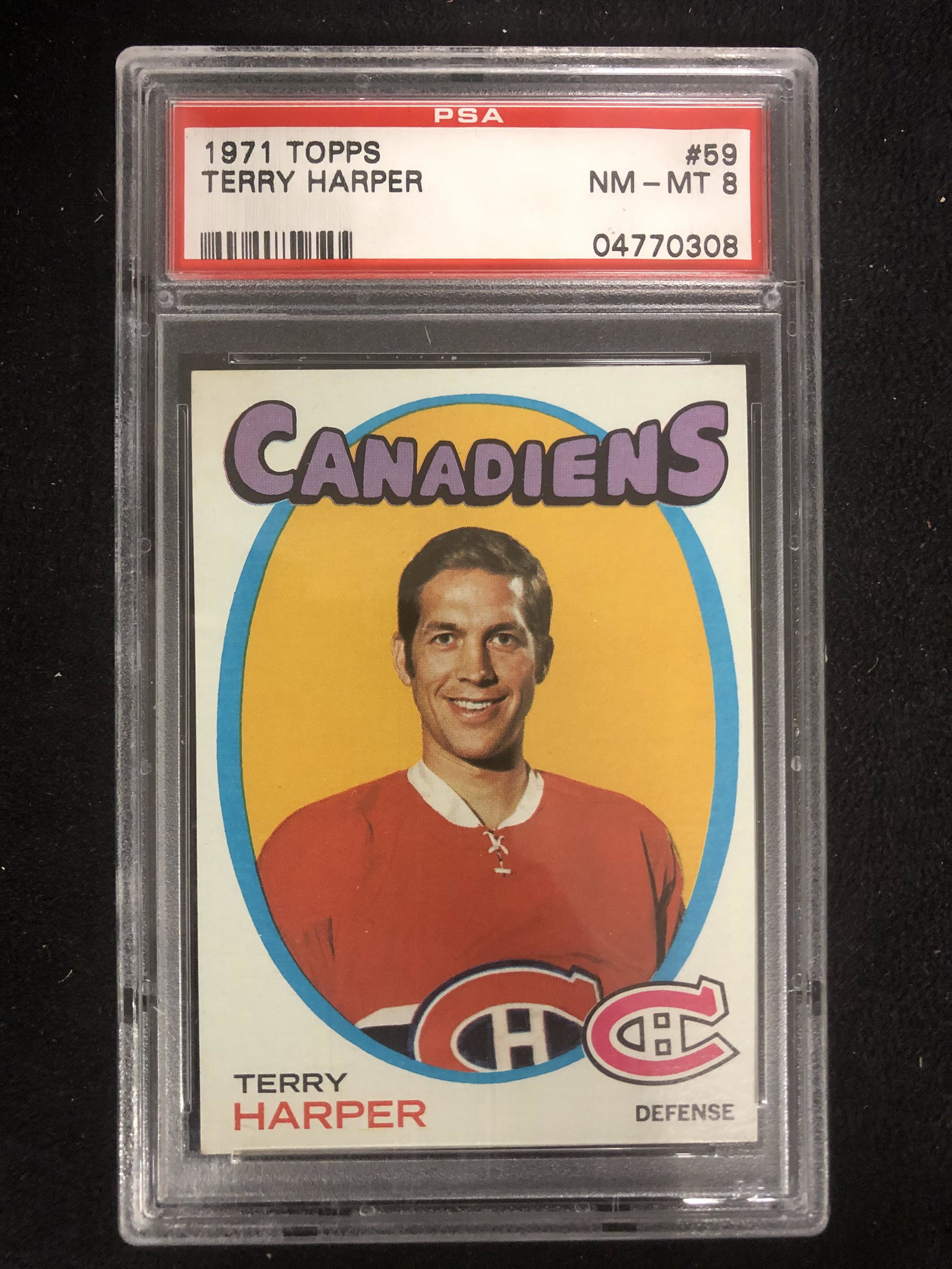 1974 TOPPS #59 TERRY HARPER (NM-MT 8): 1974 TOPPS #59 TERRY HARPER (NM-MT 8)