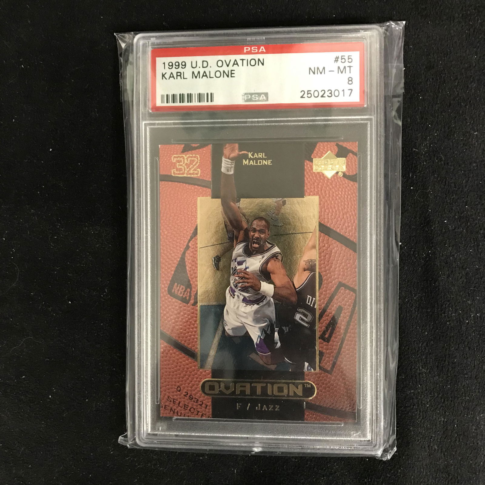 1999 U.D OVATION #55 KARL MALONE (NM-MT 8) (1 of 1)