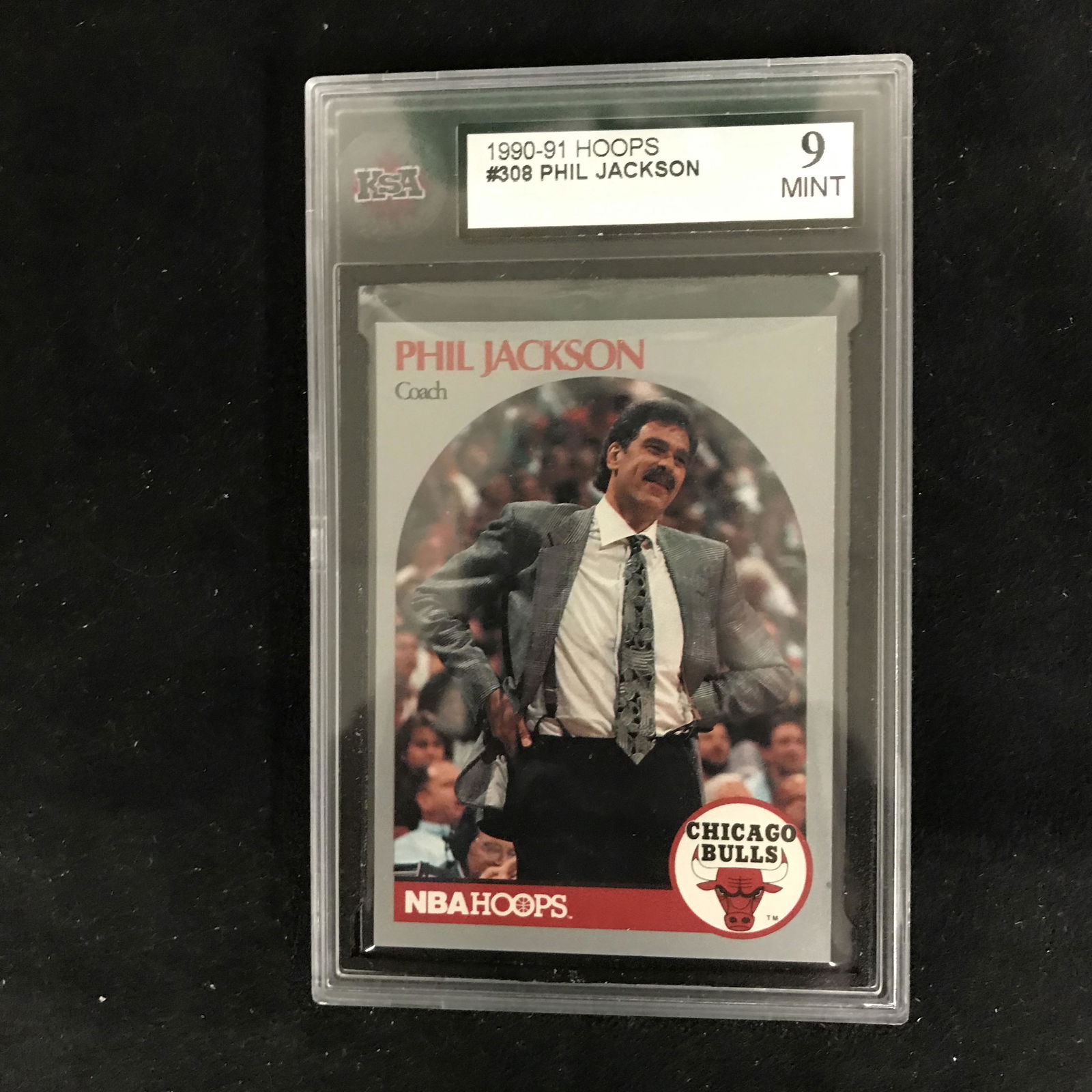 1990-91 HOOPS #308 PHIL JACKSON (9 MINT): 1990-91 HOOPS #308 PHIL JACKSON (9 MINT)