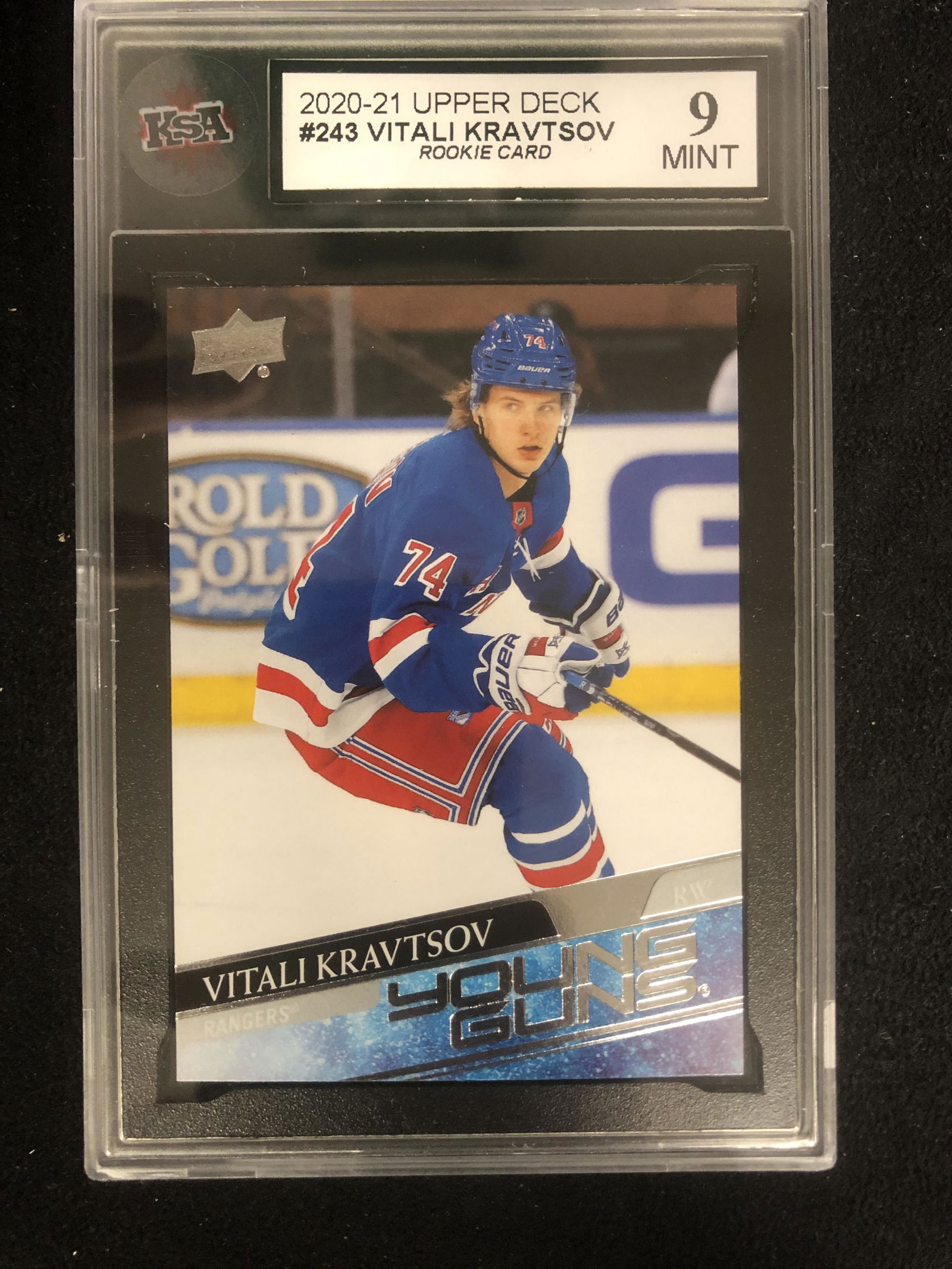 2020-21 UPPER DECK #243 VITALI KRAVTSOV YOUNG GUNS (9 (1 of 1)