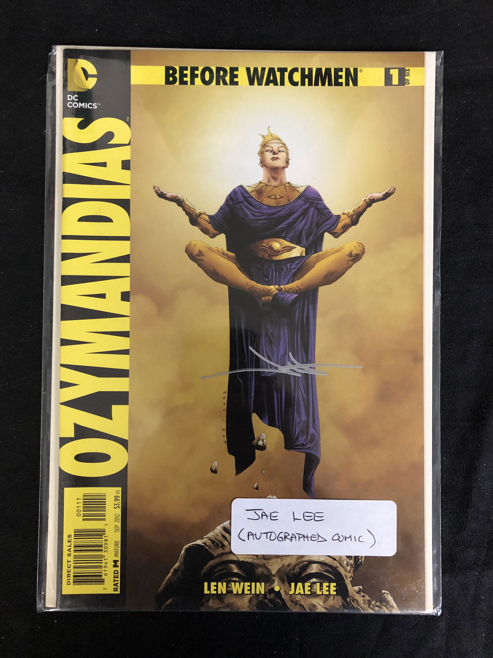 BEFORE WATCHEMEN OZYMANDIAS #1 (DC COMICS) SIGNED BY (1 of 1)