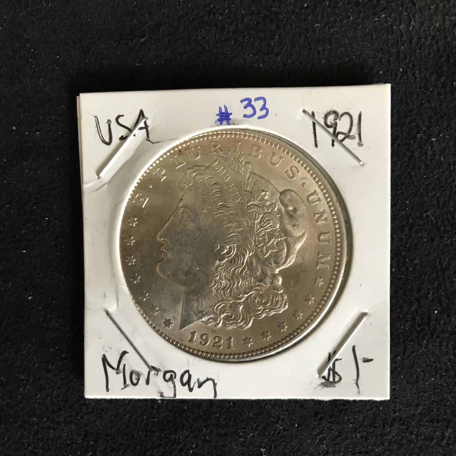 1921 USA MORGAN SILVER DOLLAR (1 of 1)