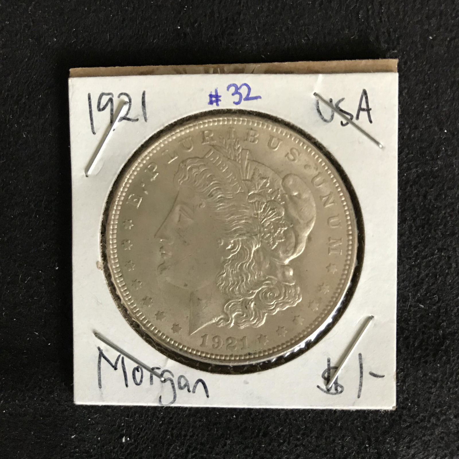 1921 USA MORGAN SILVER DOLLAR (1 of 1)