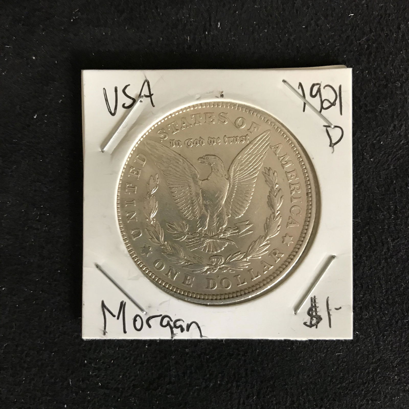 1921 USA MORGAN SILVER DOLLAR (1 of 1)