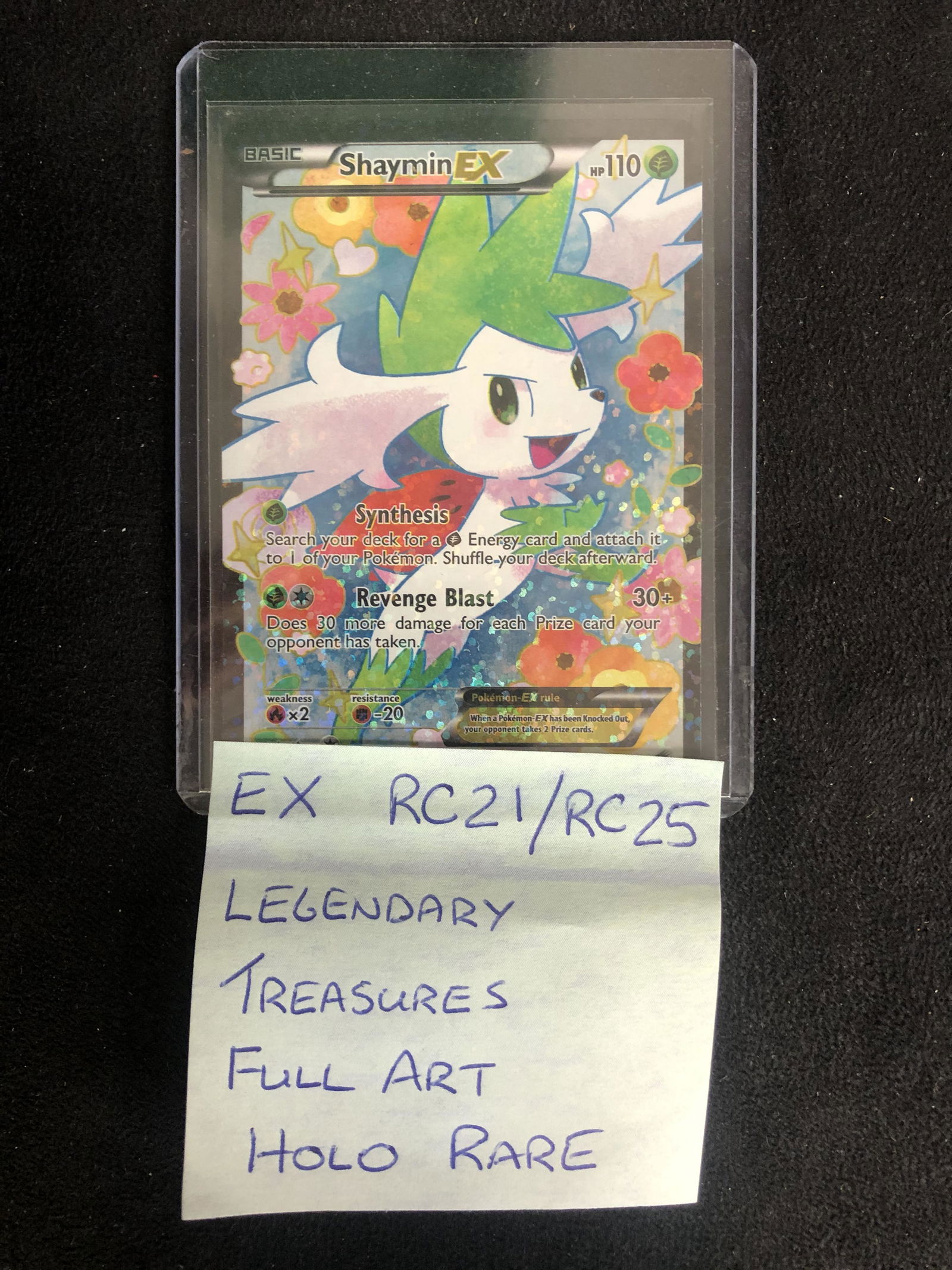POKEMON EX RC21/RC25 LEGENDARY TREASURES FULL ART HOLO (1 of 2)